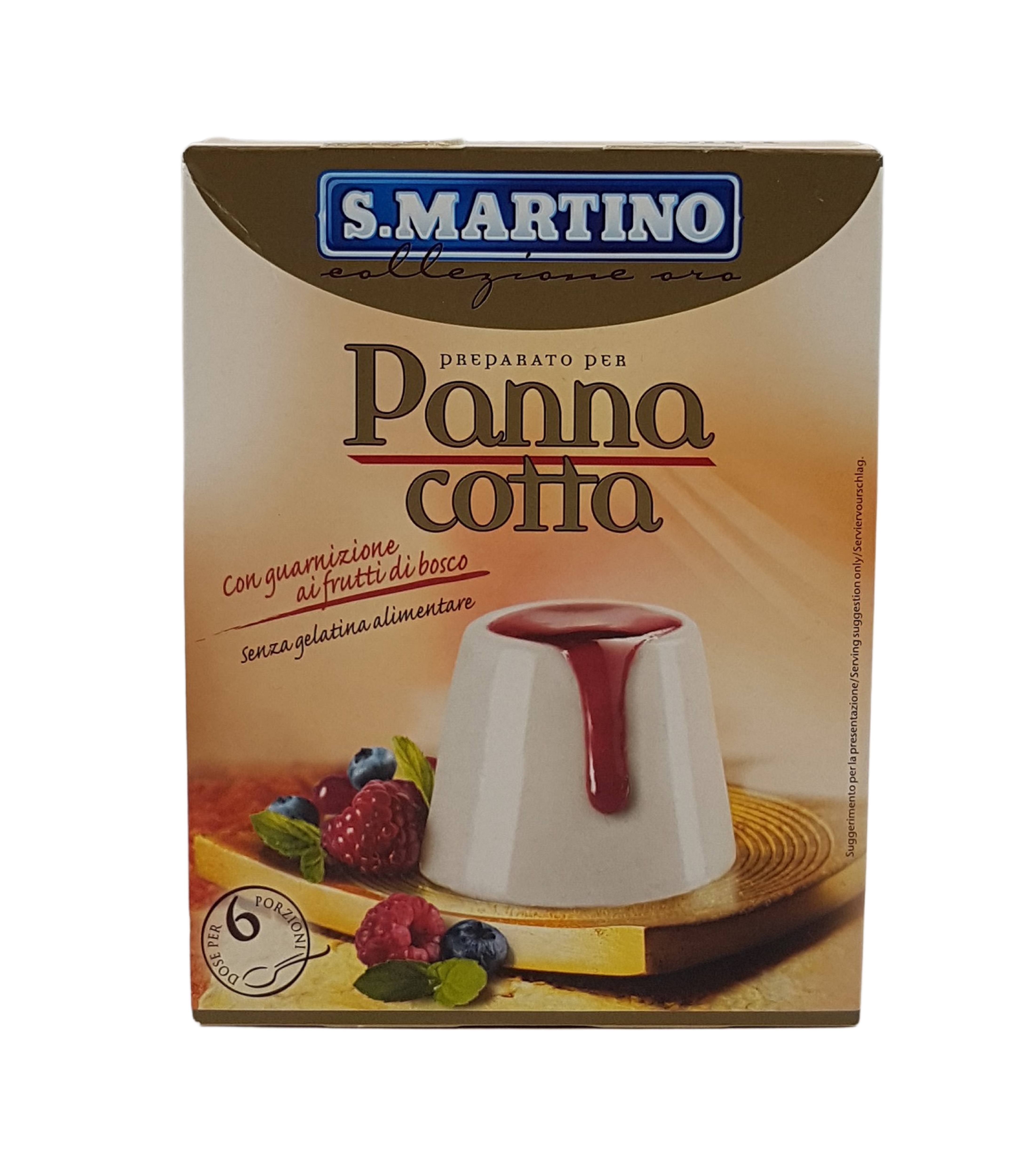 (21,81 €/kg) S.Martino Preparato per Panna Cotta Frutti di Bosco 105 g