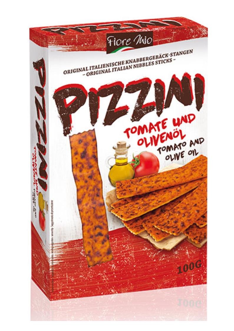 Fiore Mio, Pizzini Tomate und Olivenöl 100g, Brot & Knabbern, 0,1 kg