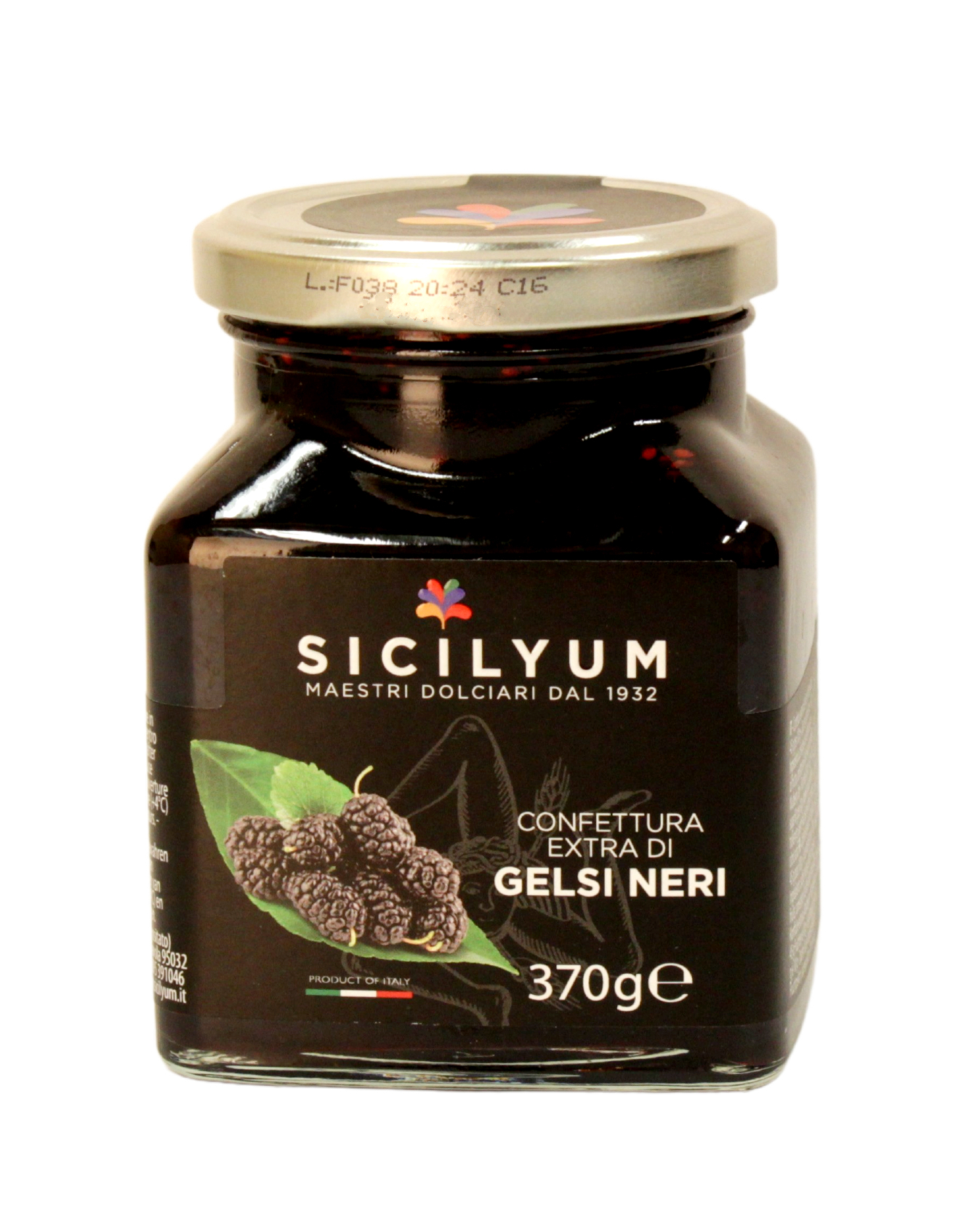 (21,05 €/kg) Sicilyum Confettura Extra di Gelsi Neri di Sicilia 370 g