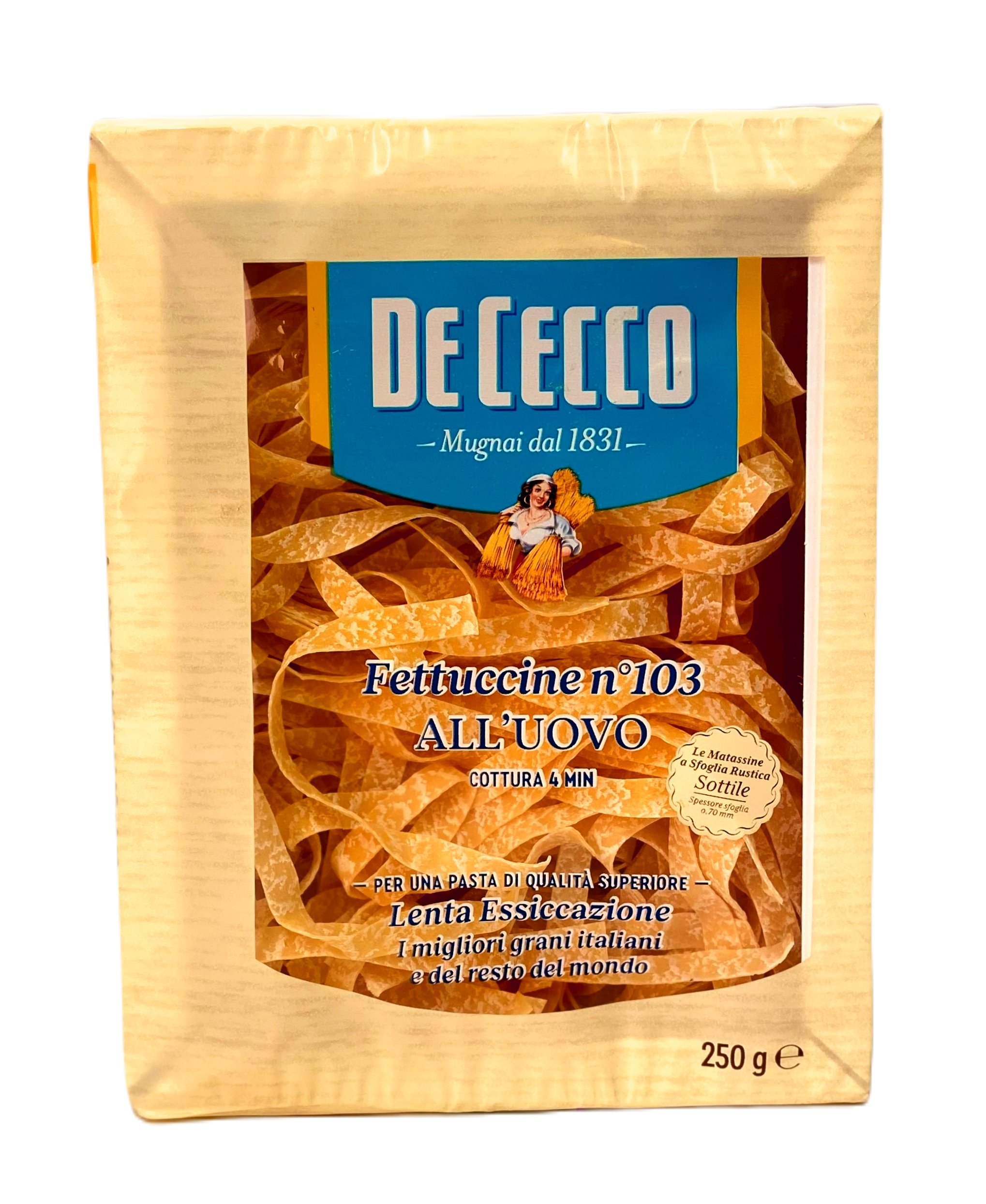 (9,16 €/kg) De Cecco Fettuccine all'Uovo n°103 250 g