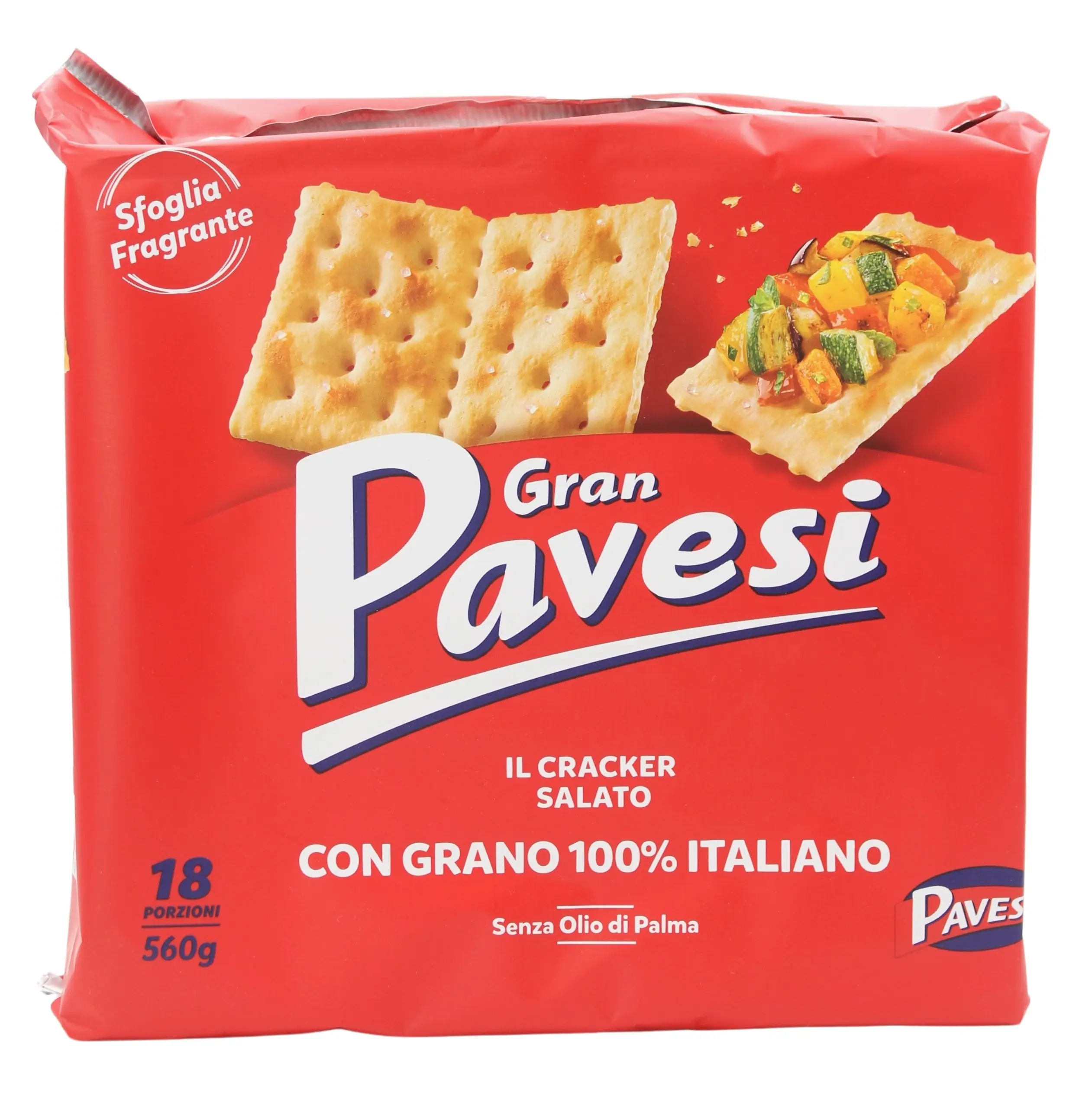 Gran Pavesi Cracker Salati 560 g Gran Pavesi Cracker Salati 560 g