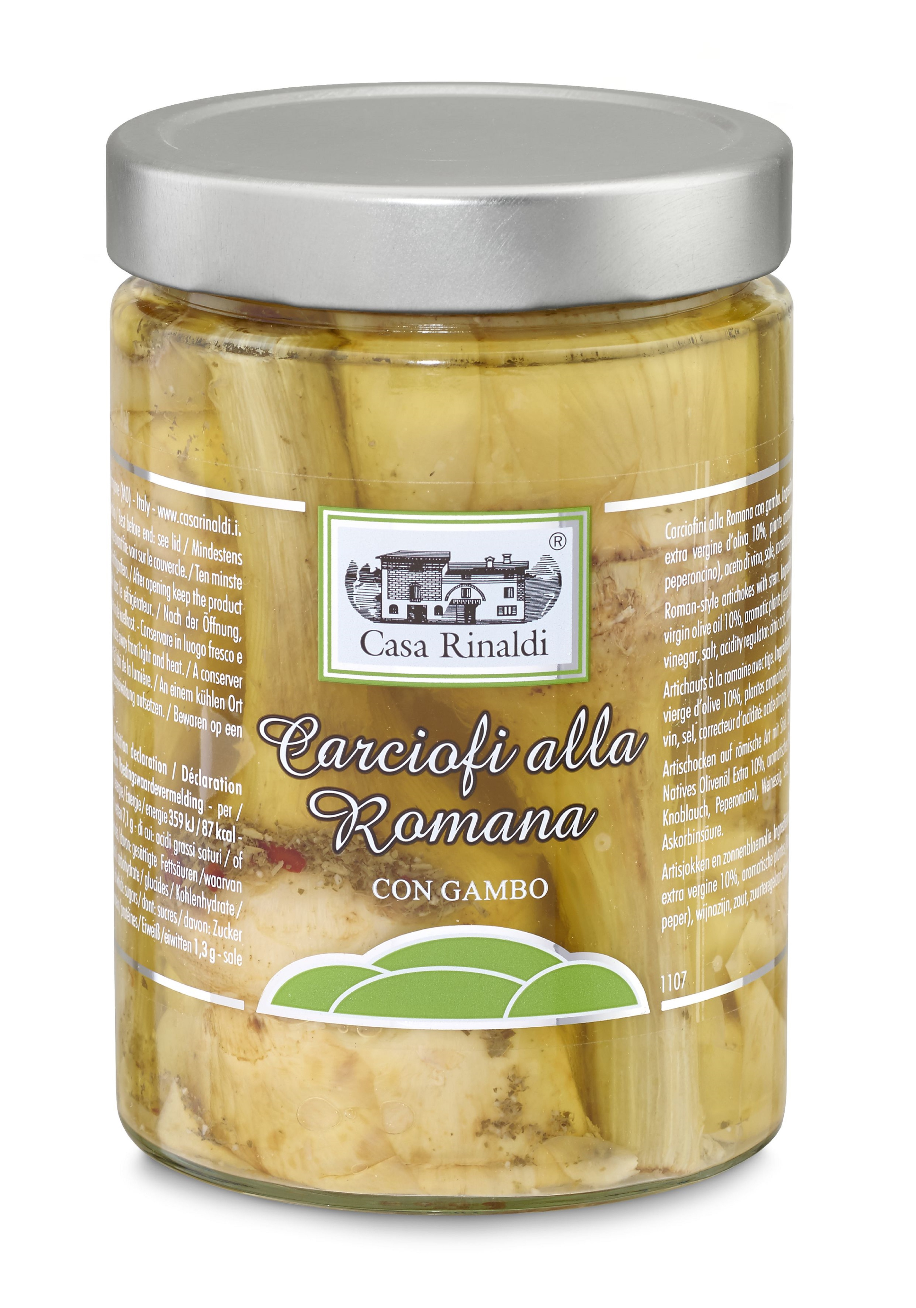 Casa Rinaldi Carciofini con Gambo alla Romana 540 g (20,35 €/kg)