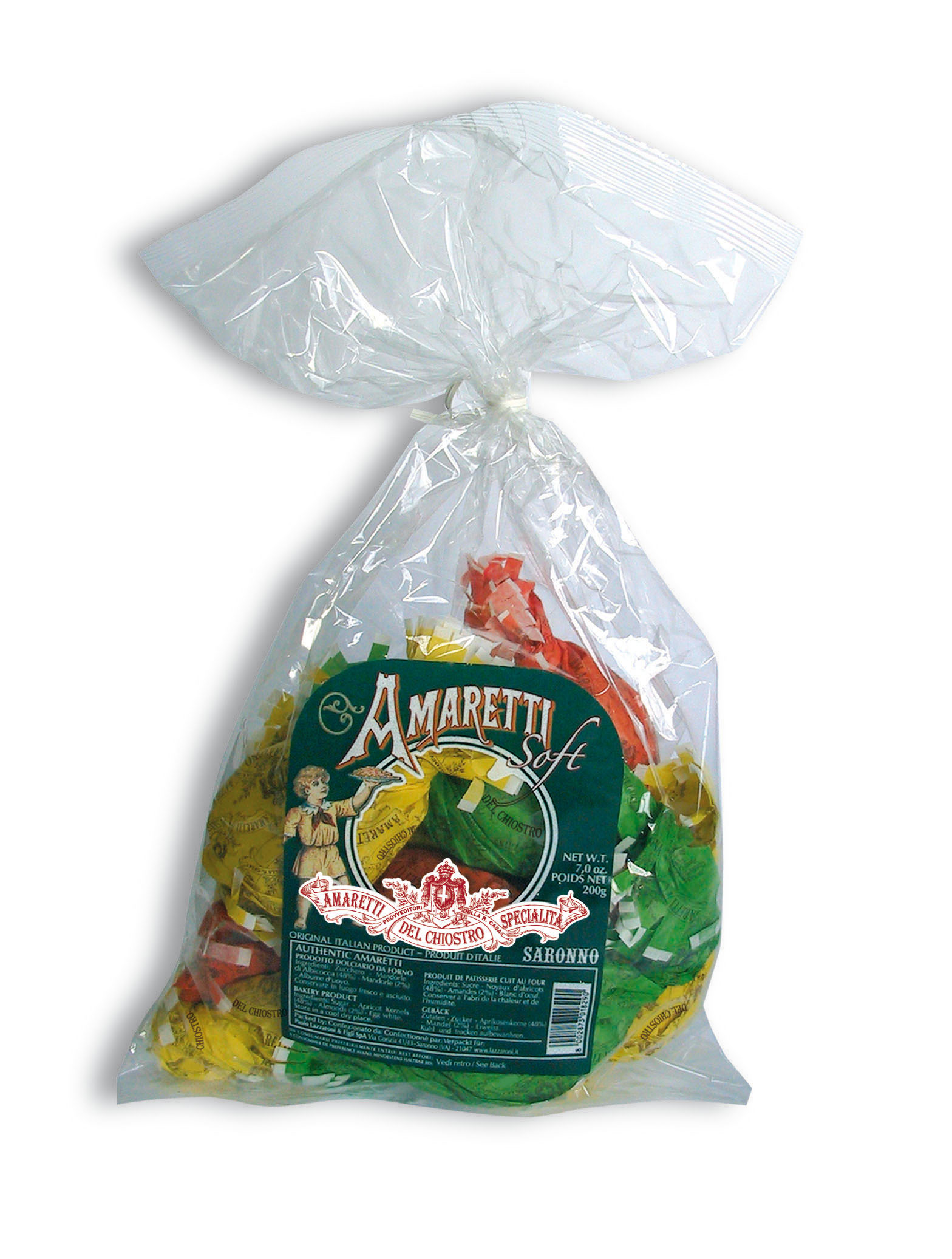 Lazzaroni - Chiostro di Saronno, Amaretti del Chiostro Soft 200 g, Süßwaren, 0,2 kg