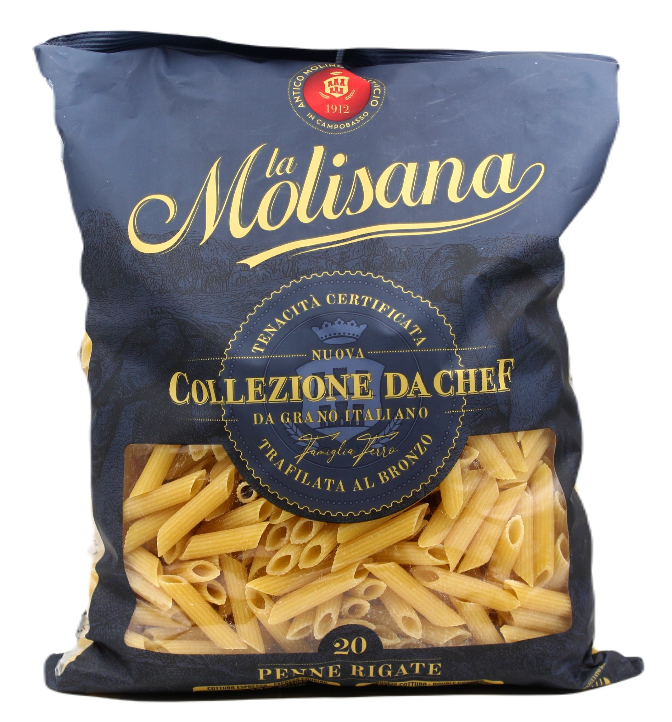 (2,99 €/kg) La Molisana Collezione da Chef Penne Rigate N°20 1000 g