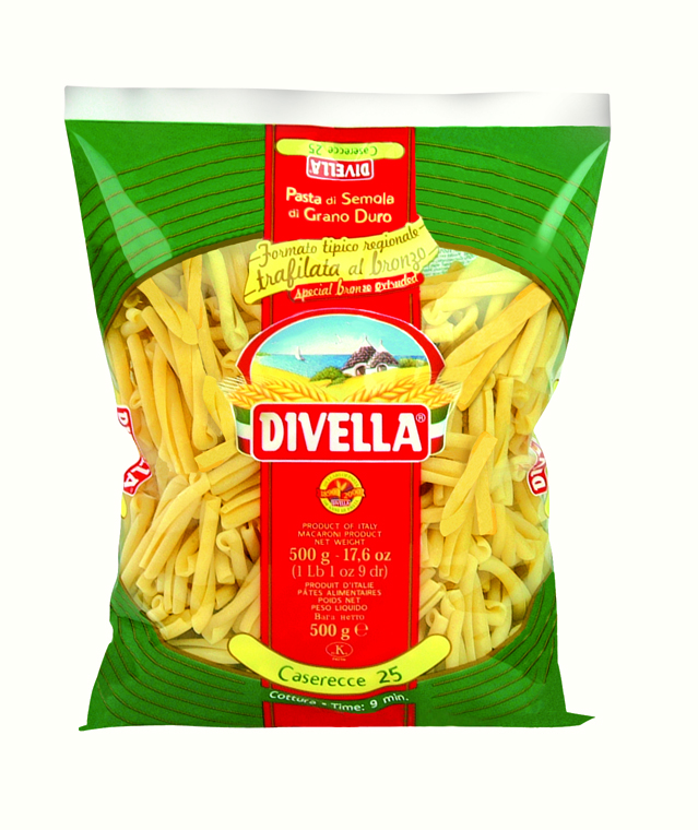 Divella, Caserecce N°25, Pasta, 0,5 kg