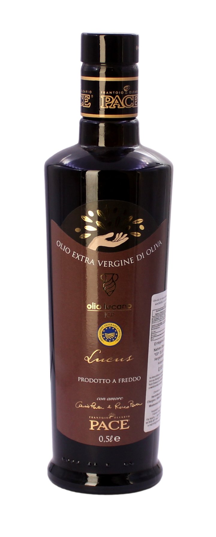(31,98 €/l) Frantoio Oleario Pace Olio Extra Vergine di Oliva Lucano IGP 500 ml