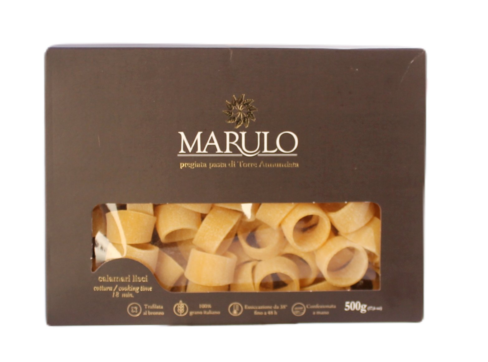 (7,58 €/kg) Pastificio Marulo Calamari Lisci al Bronzo 500 g