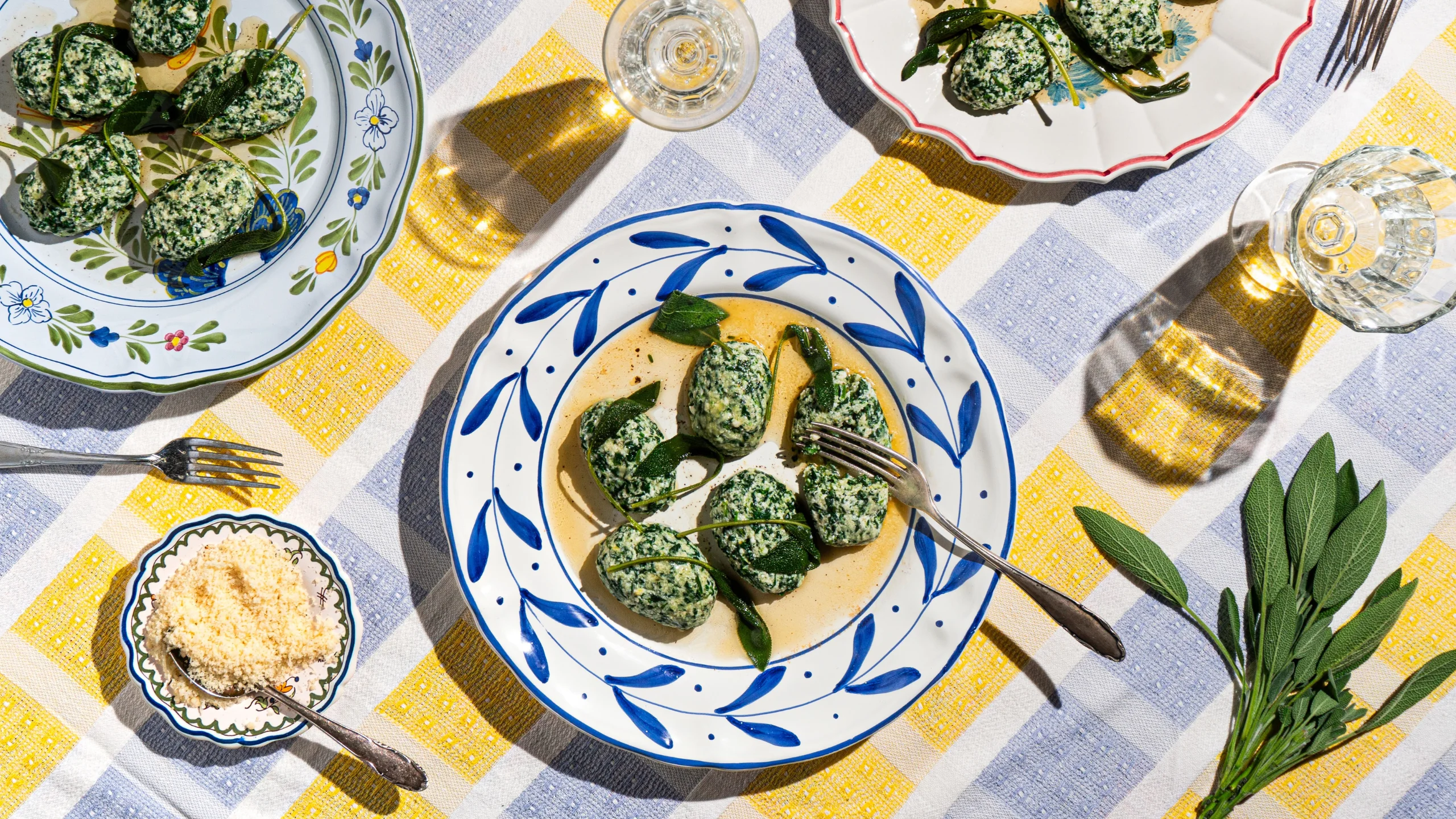 Gnudi Spinaci e Ricotta &#8211; Spinat-Ricotta-Klößchen