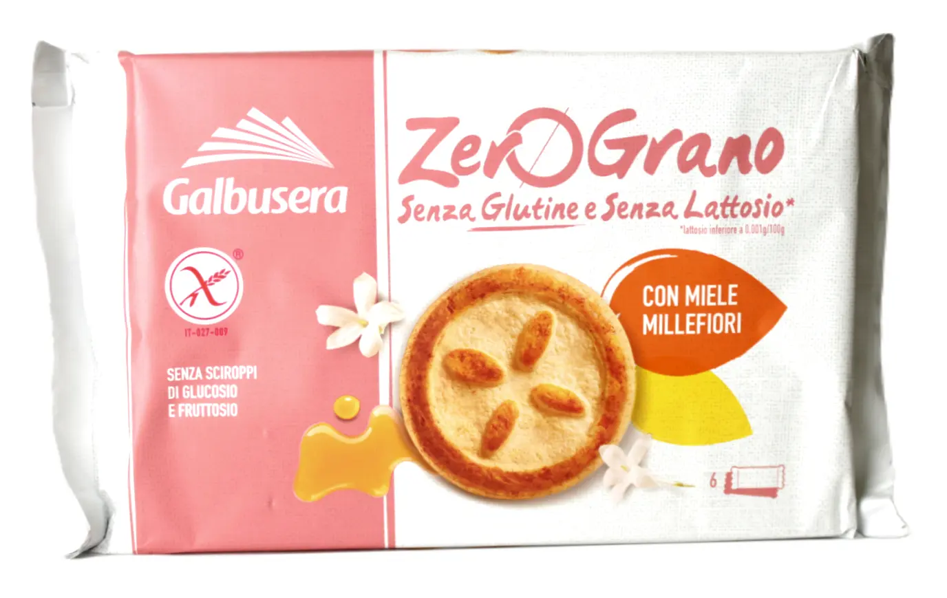 ZeroGrano Frollini con Miele Millefiori 220 g ZeroGrano Frollini con Miele Millefiori 220 g