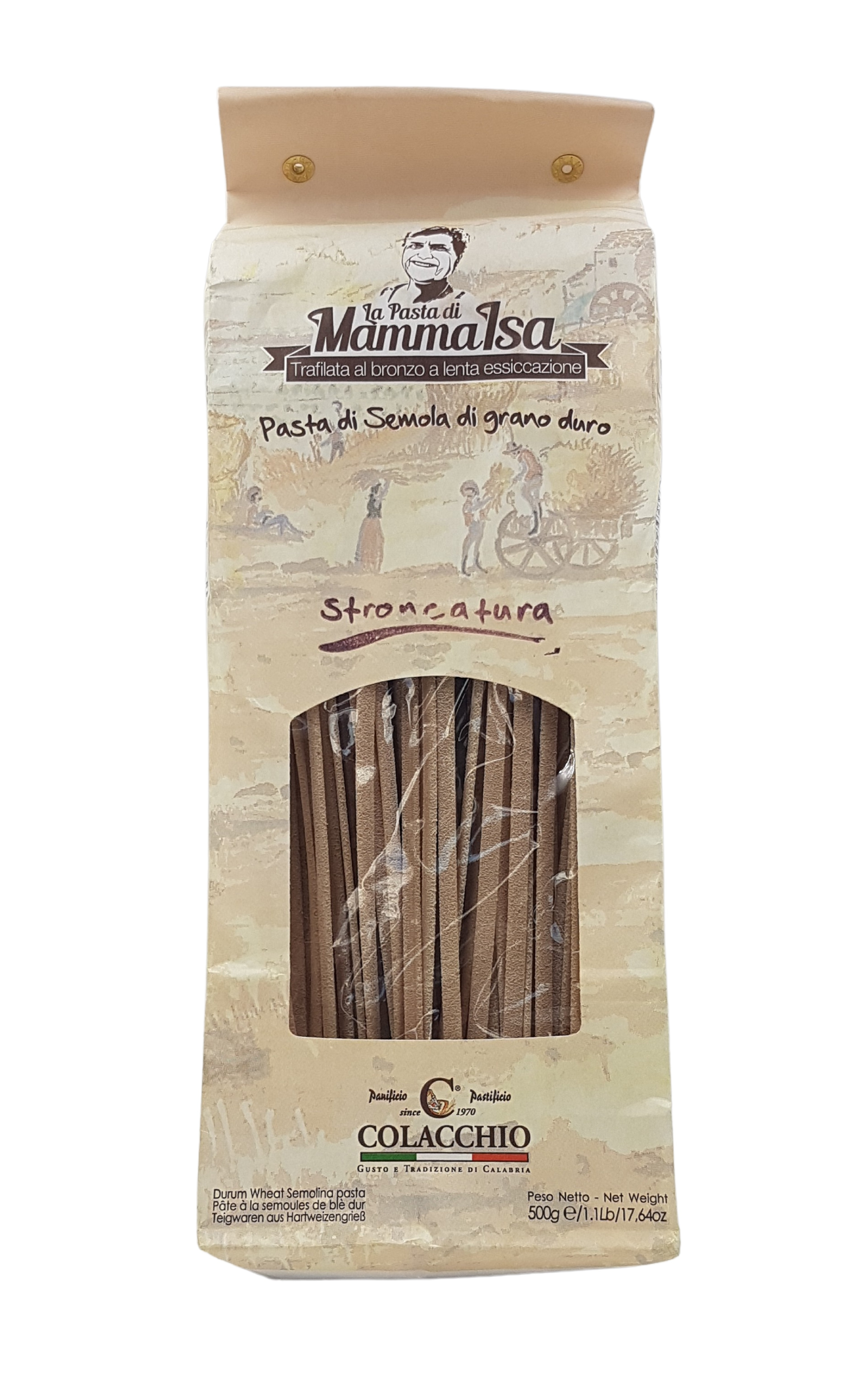 (7,98 €/kg) La Pasta di Mamma Isa Pasta Stroncatura Integrale 500 g