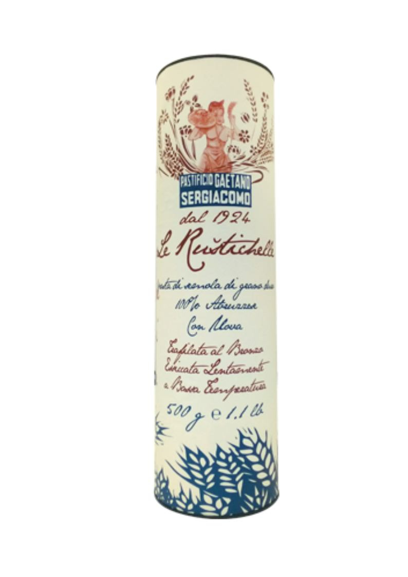 Rustichella d'Abruzzo, Le Rustichelle all'Uovo 500g Dose, Pasta, 0,5 kg