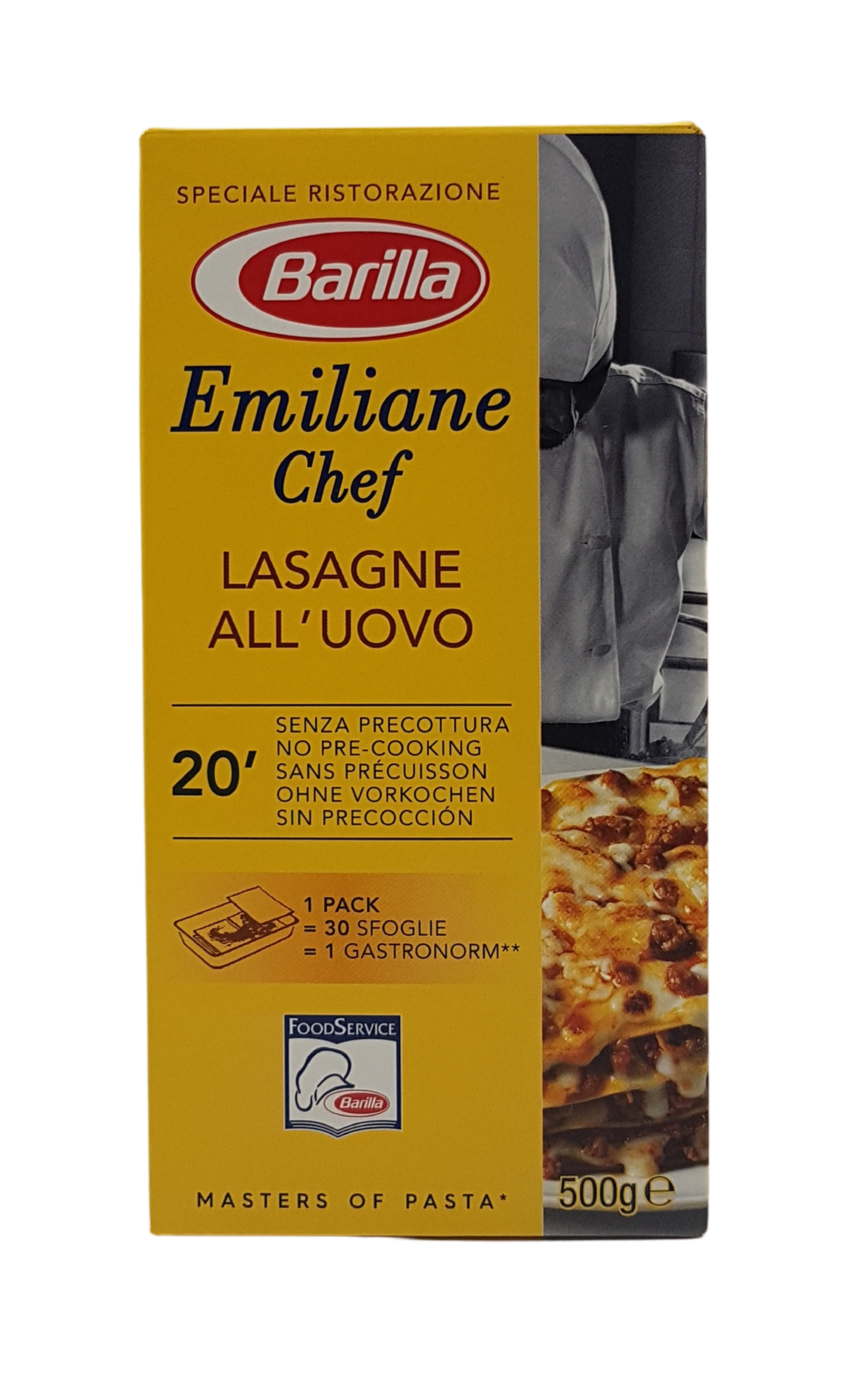 (7,98 €/kg) Barilla Emiliane Chef Lasagne all'Uovo 500 g