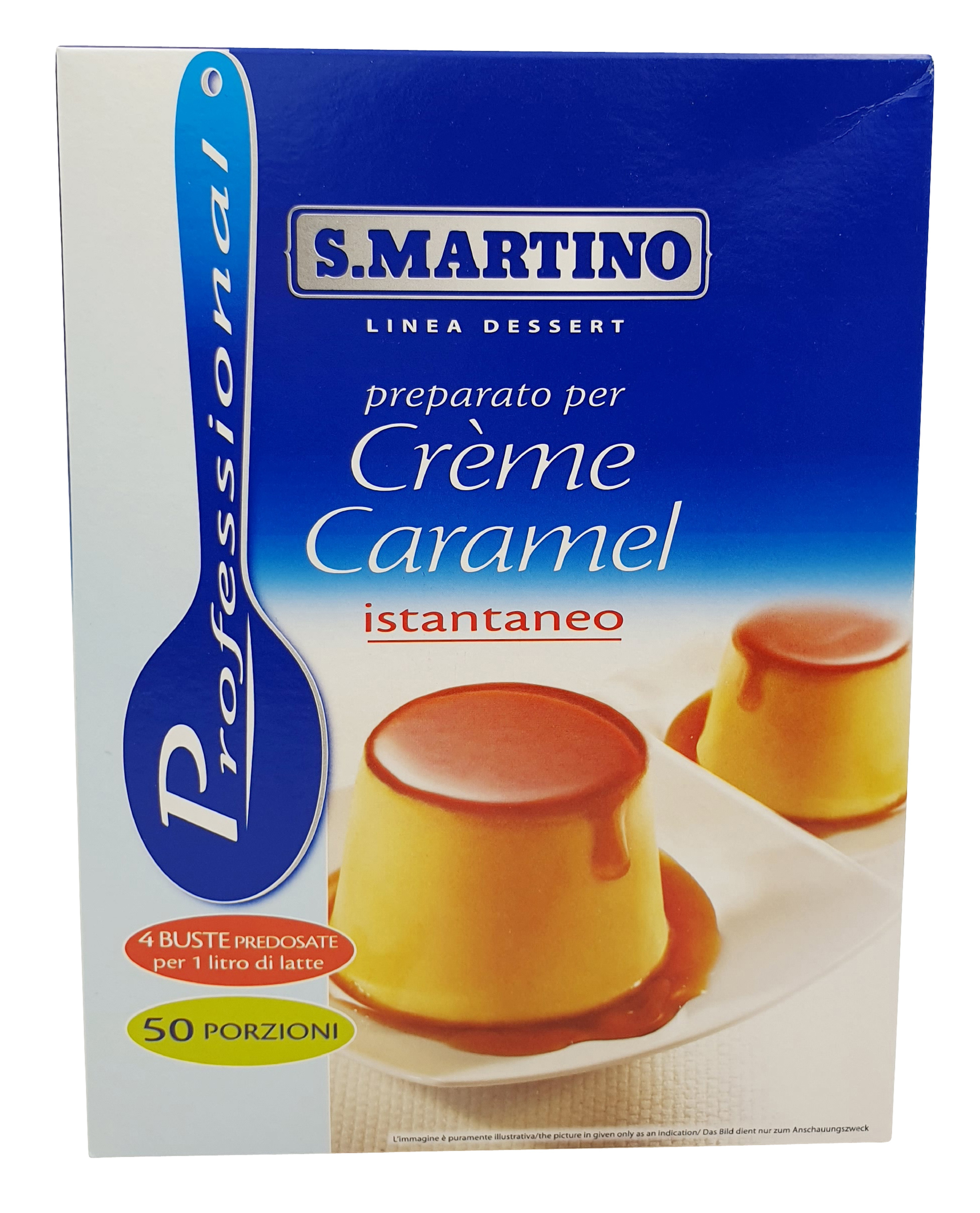 S.Martino, Linea Dessert Preparato per Creme Caramel Professional 800 g , Süßwaren, 0,8 kg