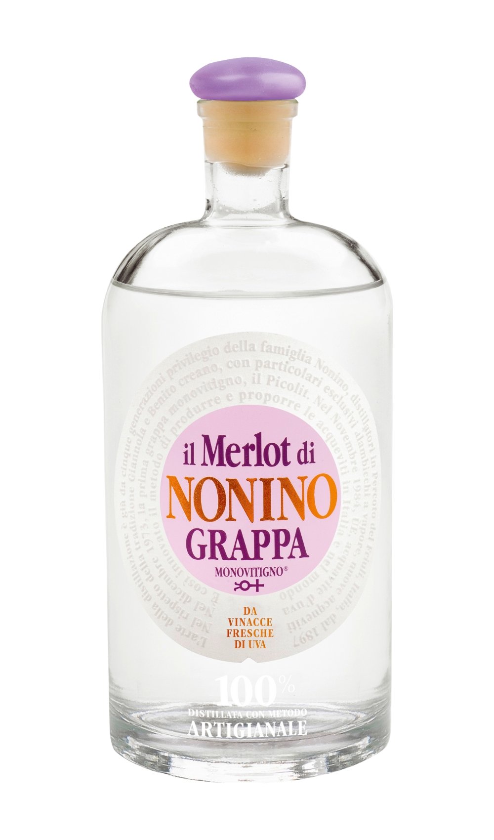Nonino, Grappa il Merlot, Andere Spirituosen, 0,7 l