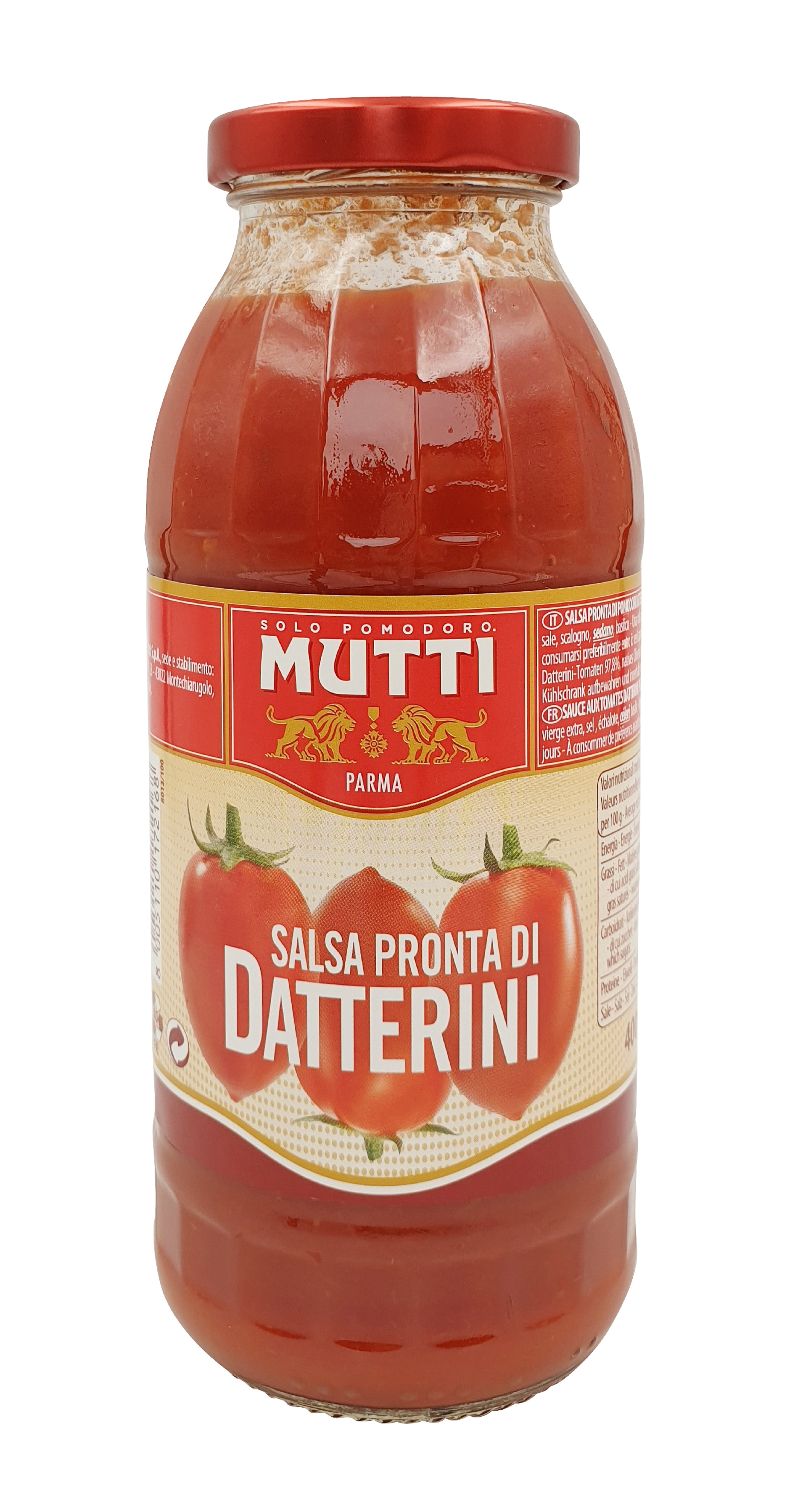Mutti, Salsa Pronta di Pomodori Datterini 400g, Saucen & Pesto, 0,4 kg