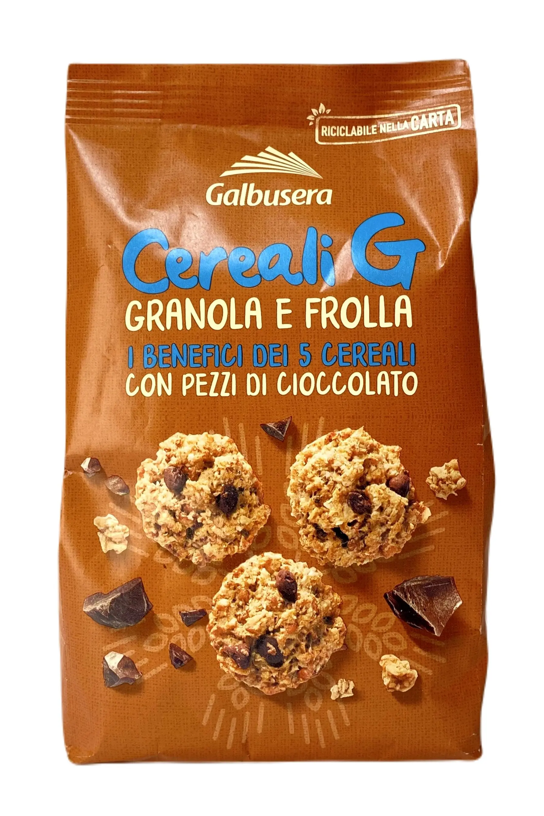Cereali G Granola e Frolla con Pezzi di Cioccolato 300 g Cereali G Granola e Frolla con Pezzi di Cioccolato 300 g