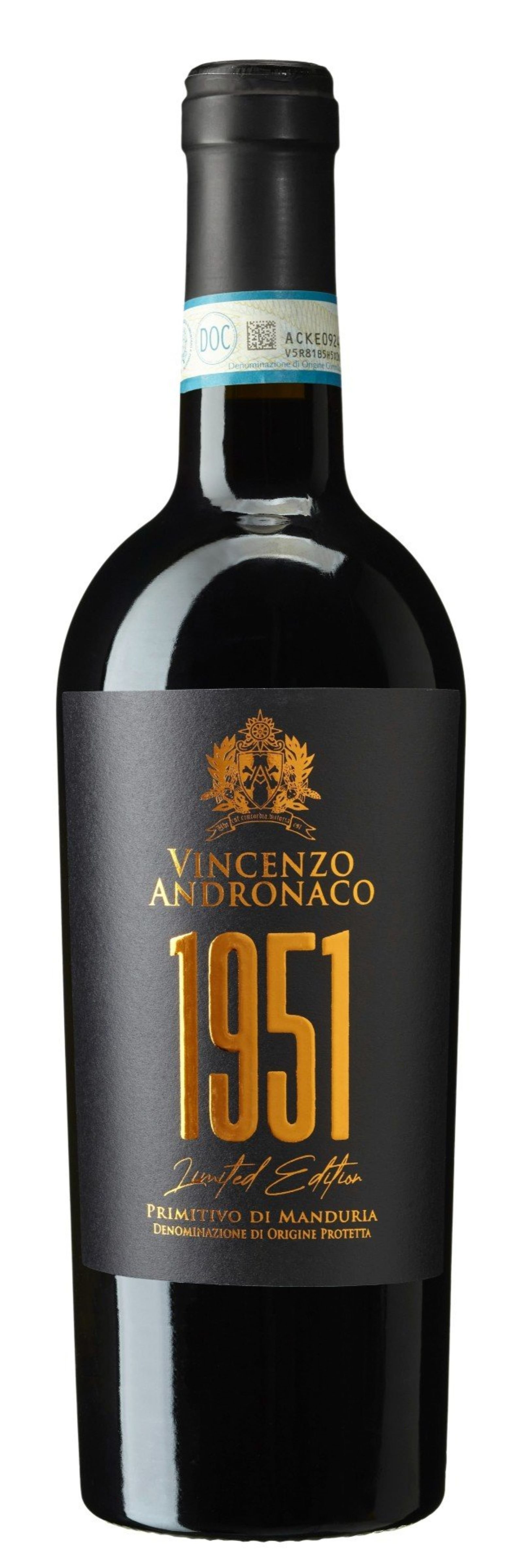 (11,99 €/l) ANDRONACO 1951 Vincenzo Andronaco Primitivo di Manduria