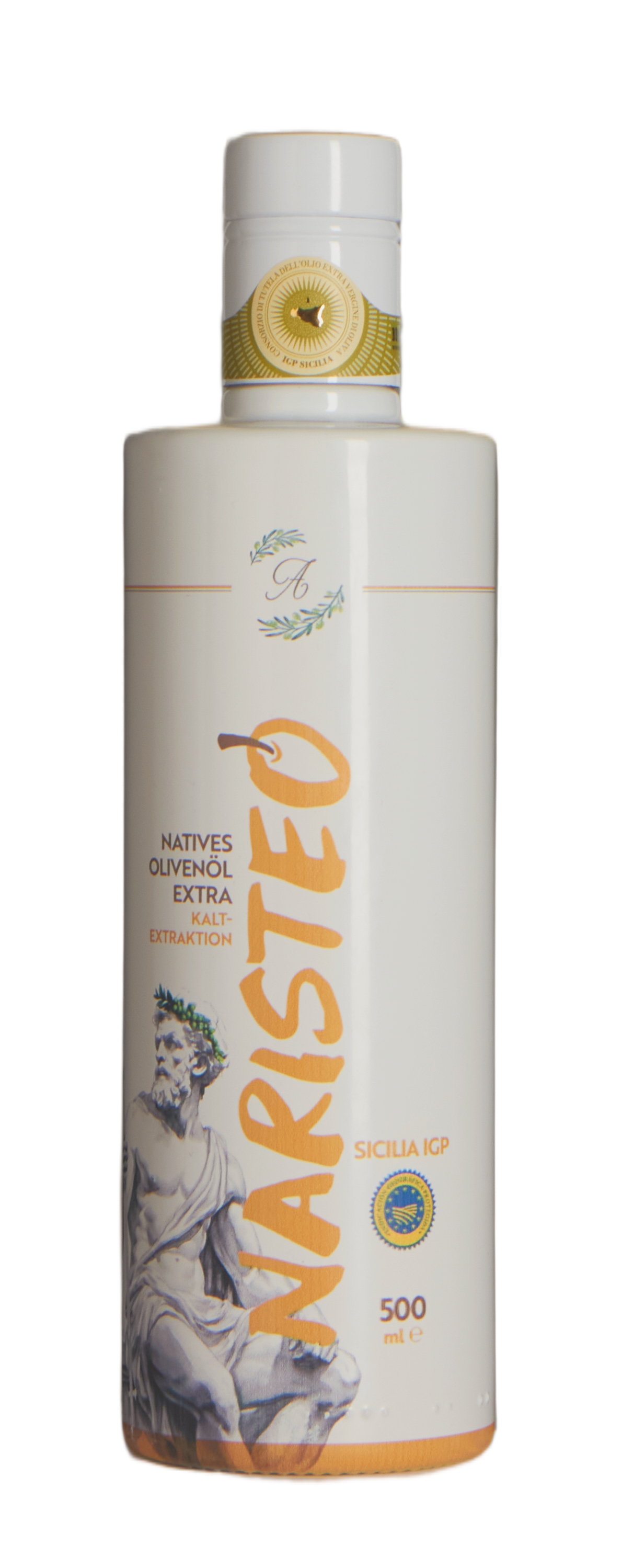 (43,98 €/l) Naristeo Olio Extra Vergine di Oliva Giallo Sicilia IGP 500 ml