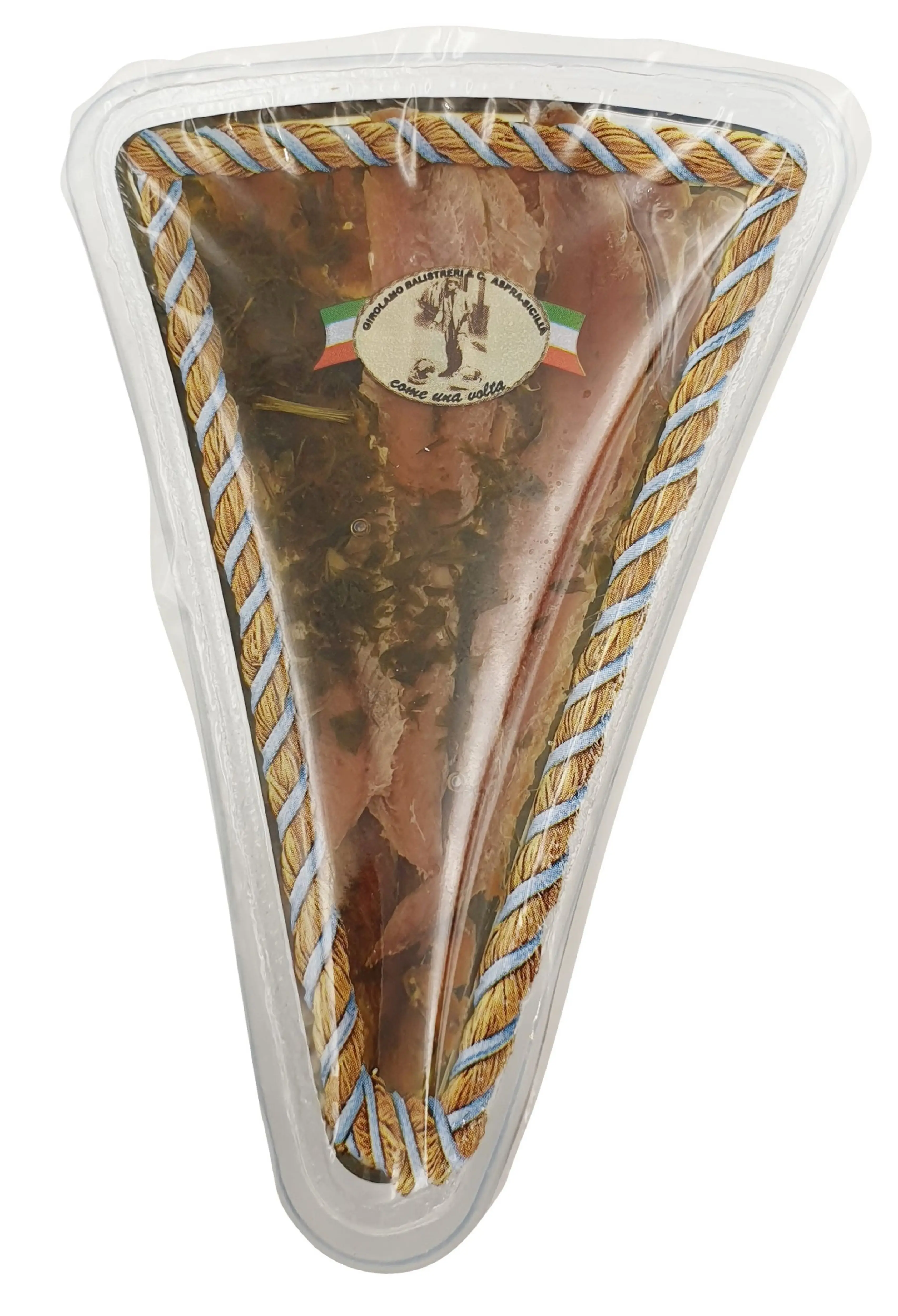 Sizilianische Sardellenfilets mit Petersilie in Sonnenblumenöl