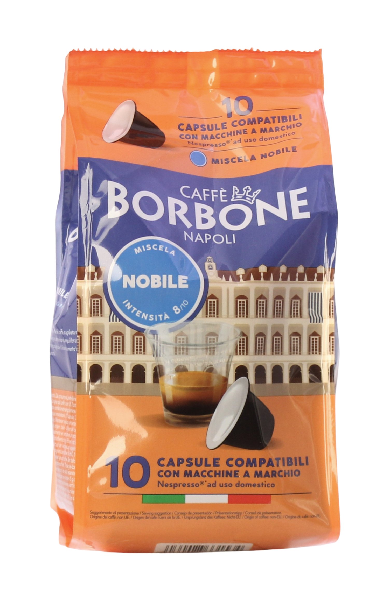 Caffe Borbone, Capsule Nespresso Miscela Nobile, Espresso, 0,05 kg