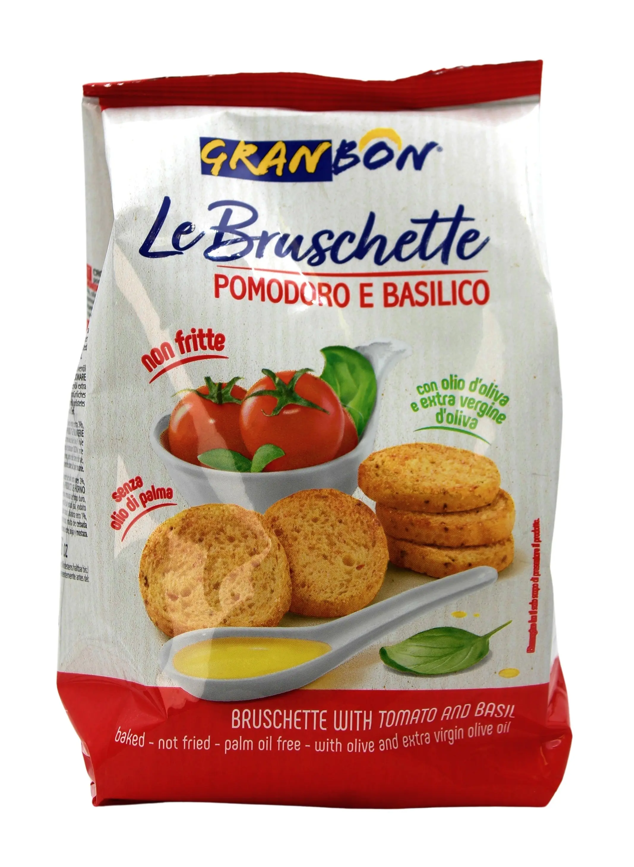 Le Bruschette Pomodoro e Basilico 150 g Le Bruschette Pomodoro e Basilico 150 g