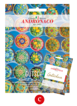 Gutschein mit Motiv "C - Buon Appetito"