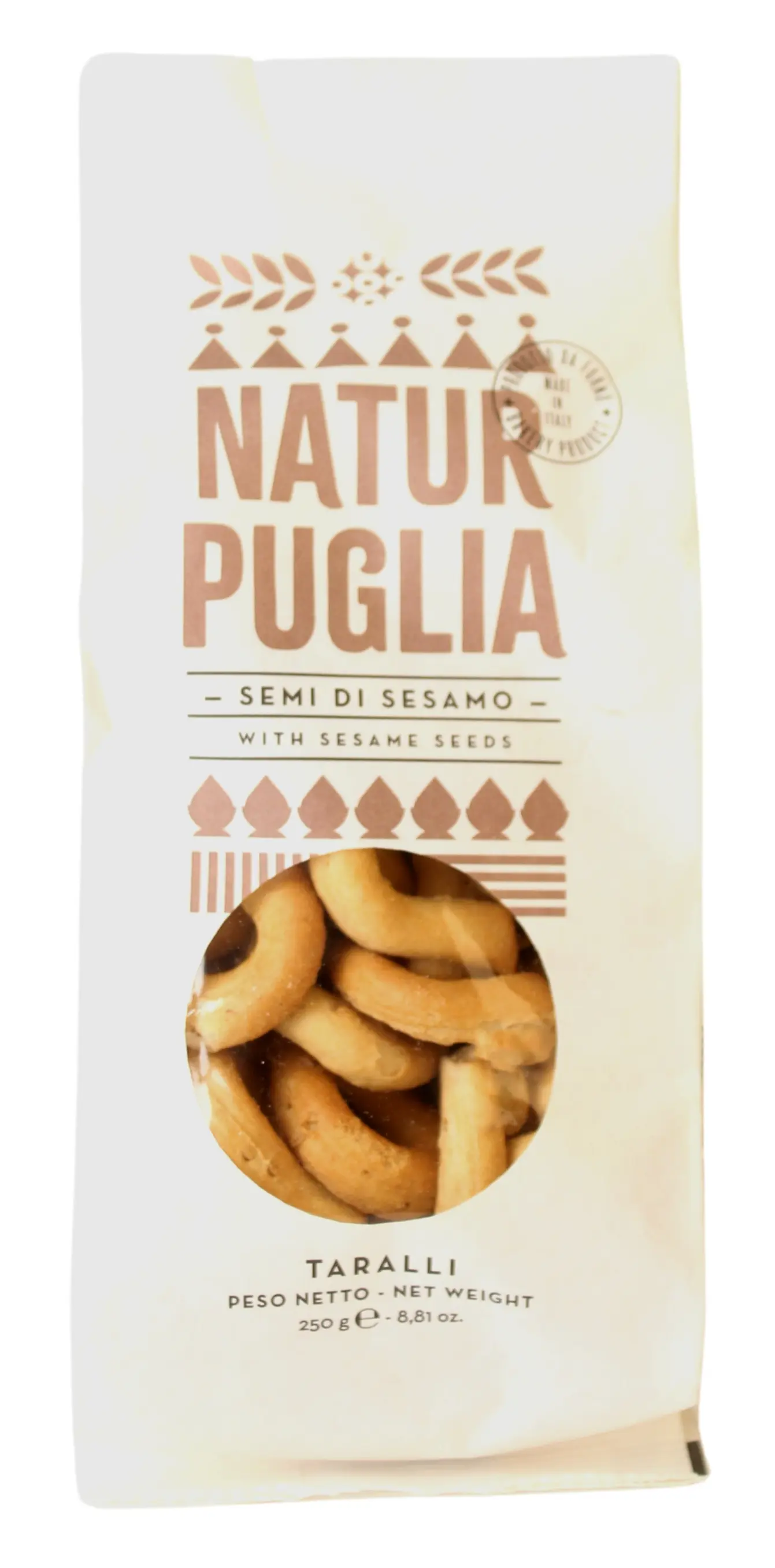 Taralli al Sesamo 250 g Taralli al Sesamo 250 g