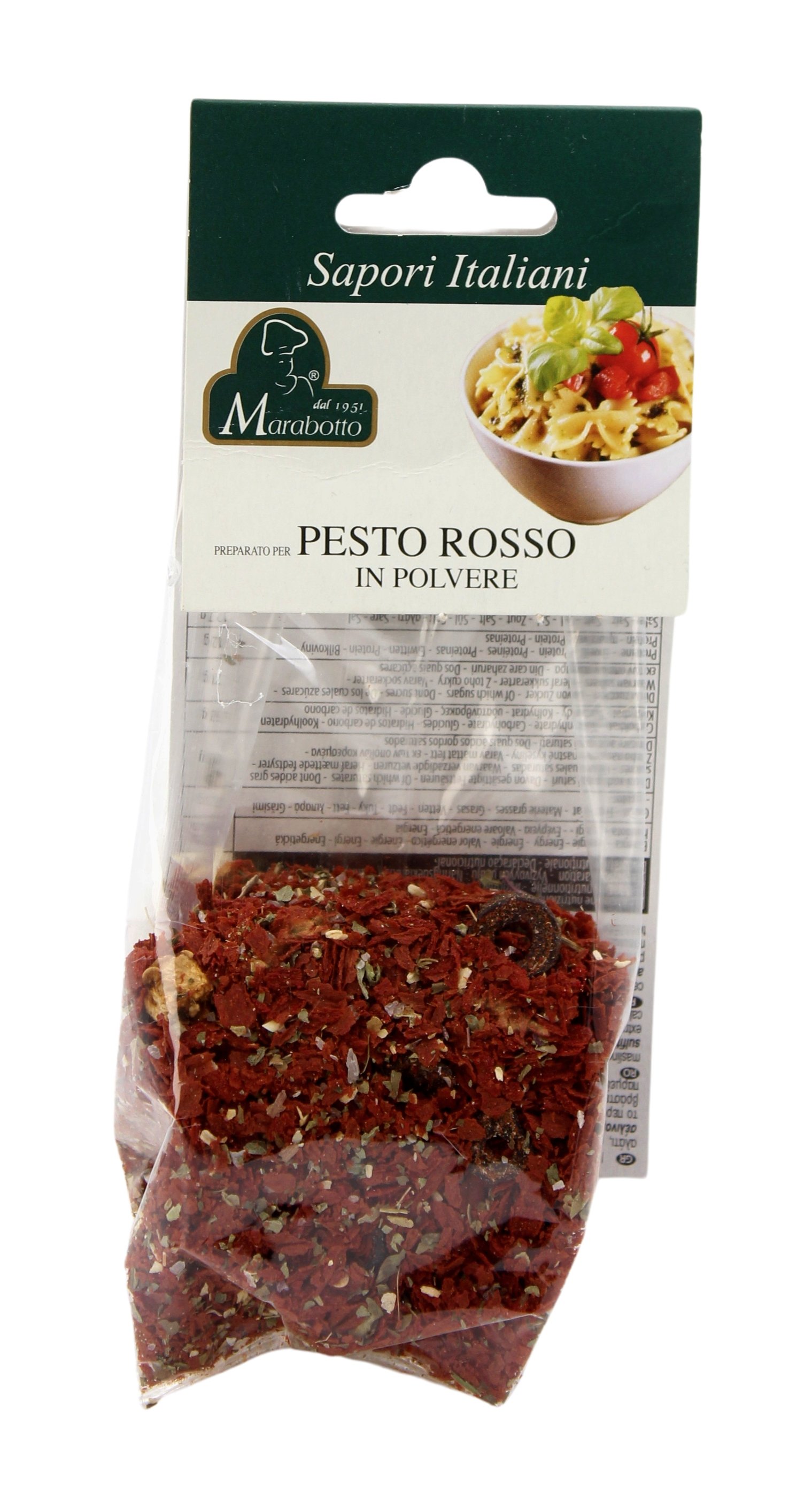 (62,25 €/kg) Marabotto Preparato per Pesto Rosso in Polvere 40 g