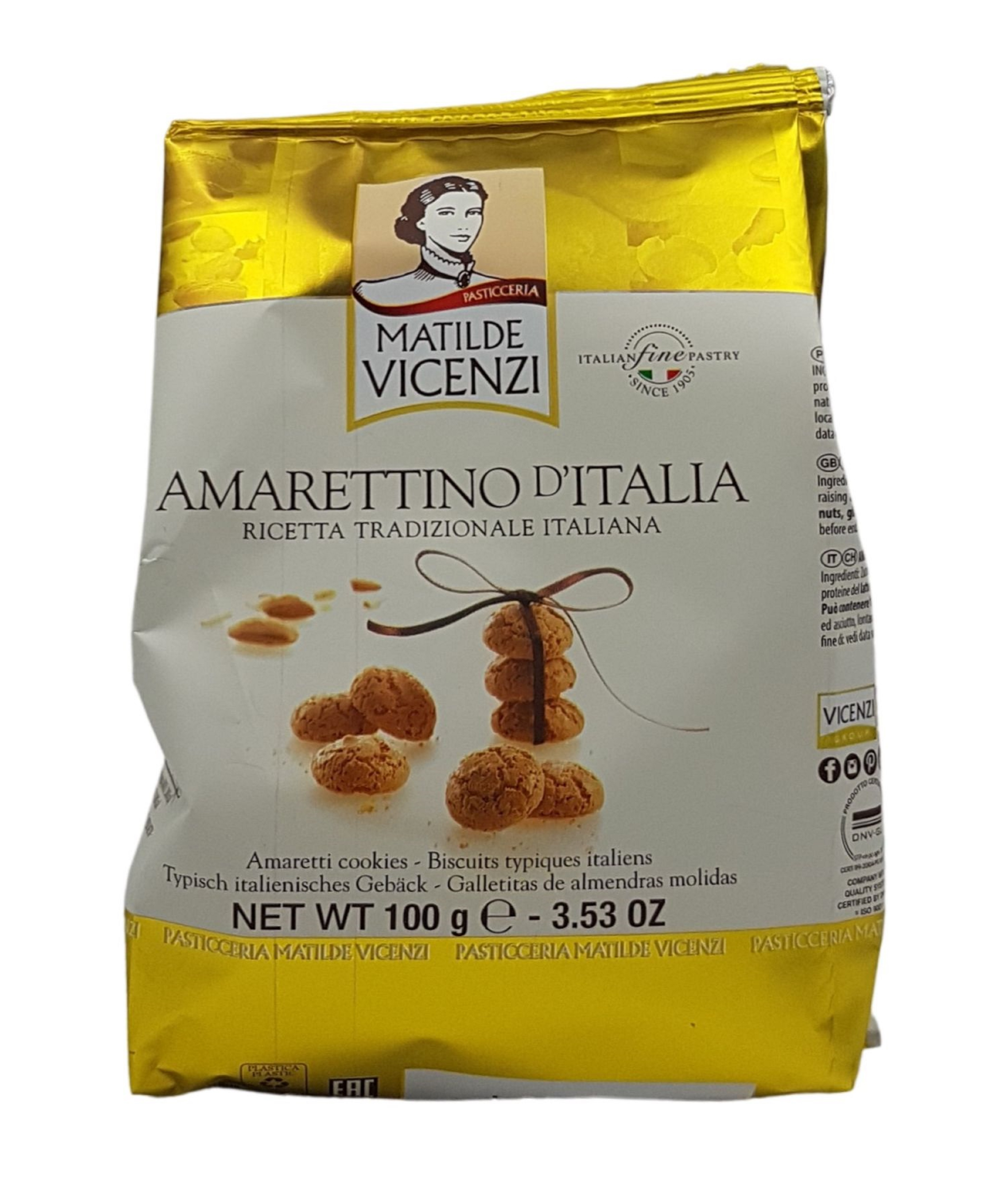 Matilde Vicenzi, Amarettino d'Italia 100 g, Süßwaren, 0,1 kg