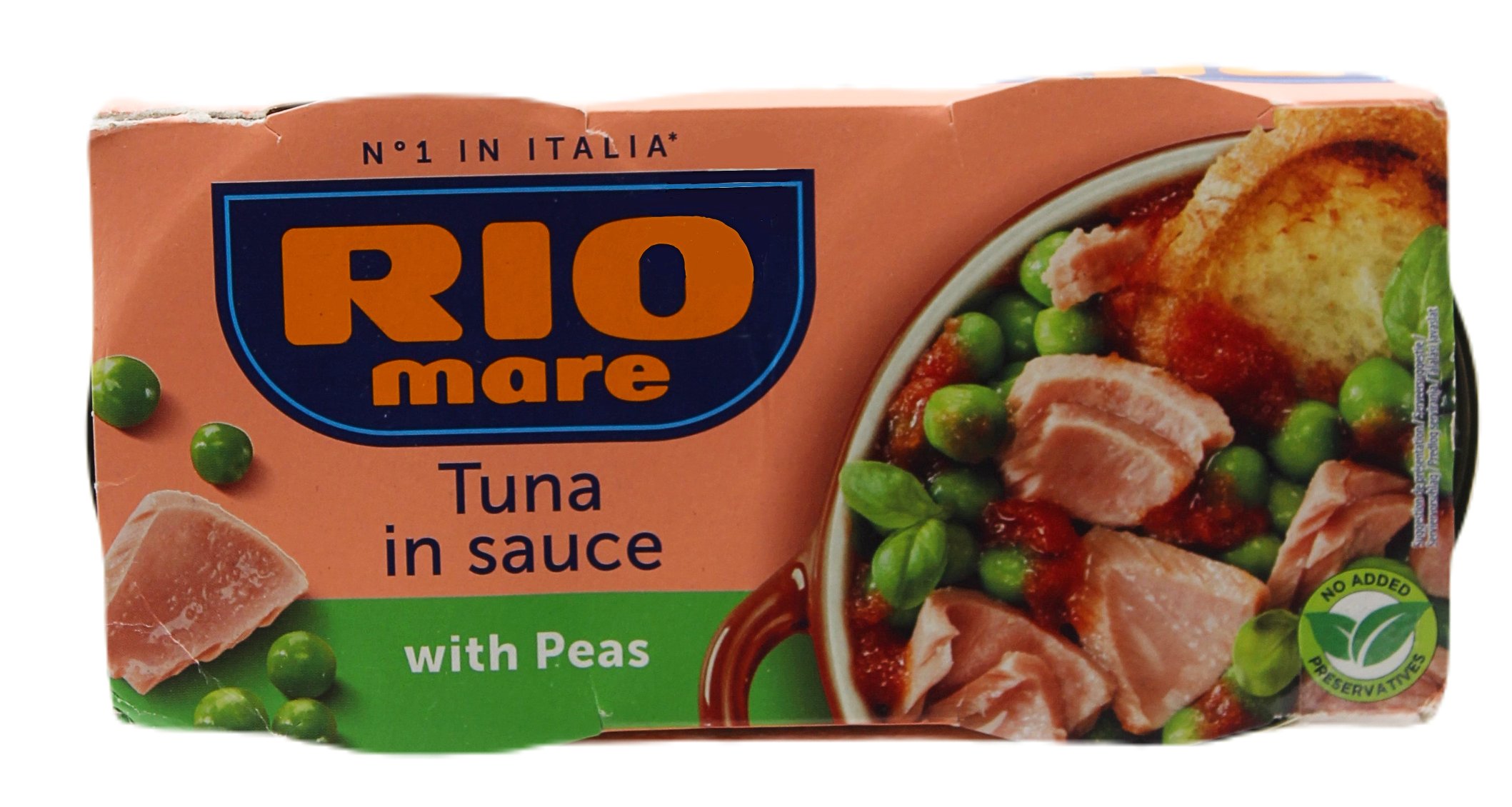Rio Mare, Prontogusto Tonno e Piselli 2 x 160 g, Fisch, 0,32 kg