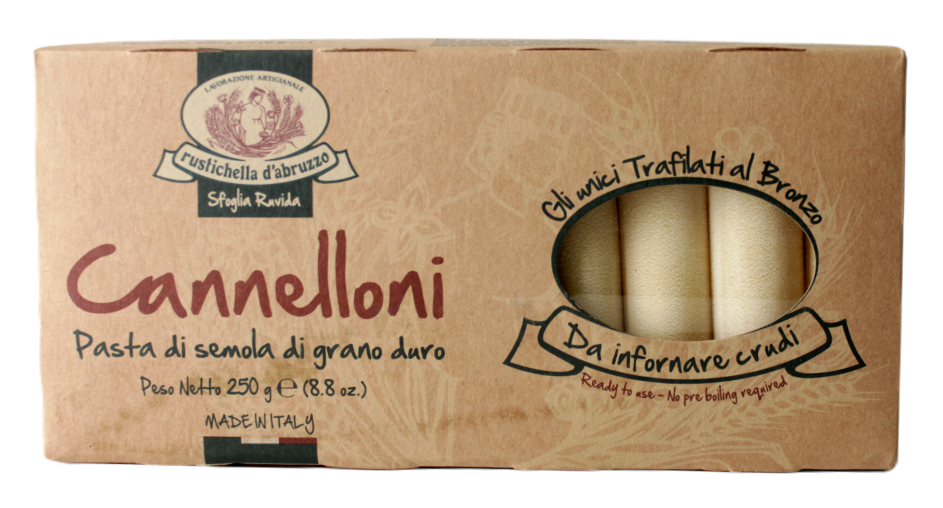 Rustichella d'Abruzzo, Cannelloni 250 g, Pasta, 0,25 kg