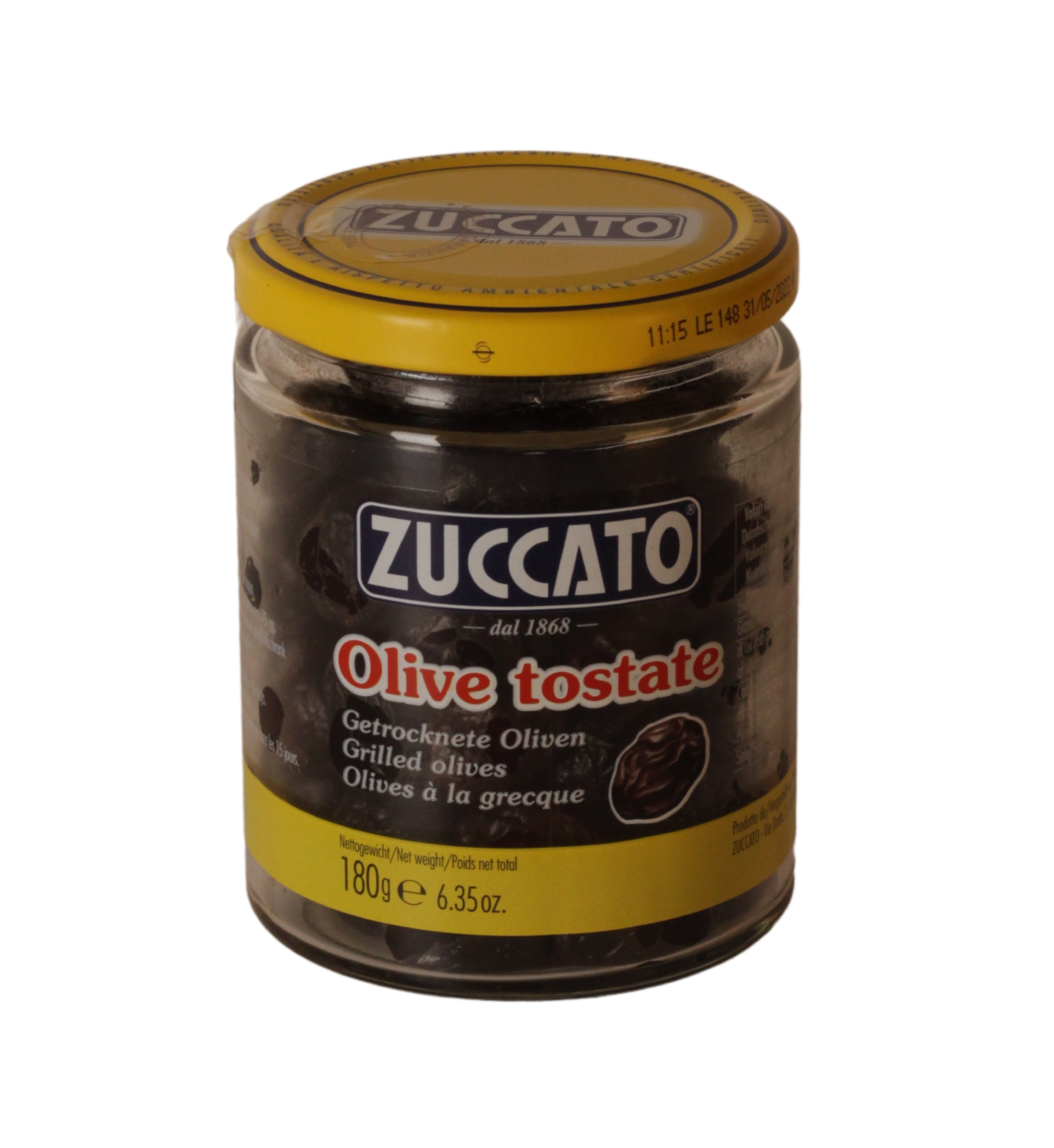 ZUCCATO, Olive Tostate 180 g, Antipasti, 0,18 kg