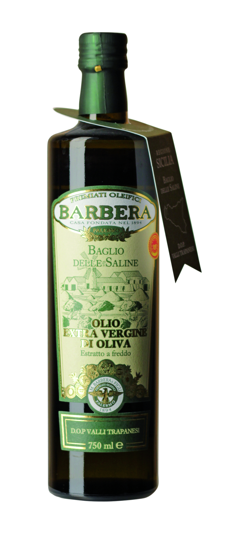 (26,65 €/l) Premiati Oleifici Barbera Olio Extra Vergine di Oliva Valli Trapanesi