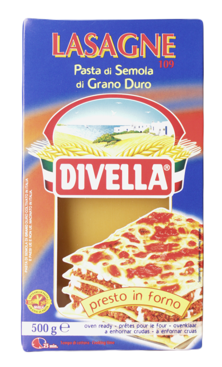 Divella, Lasagne N°109 500 g, Pasta, 0,5 kg