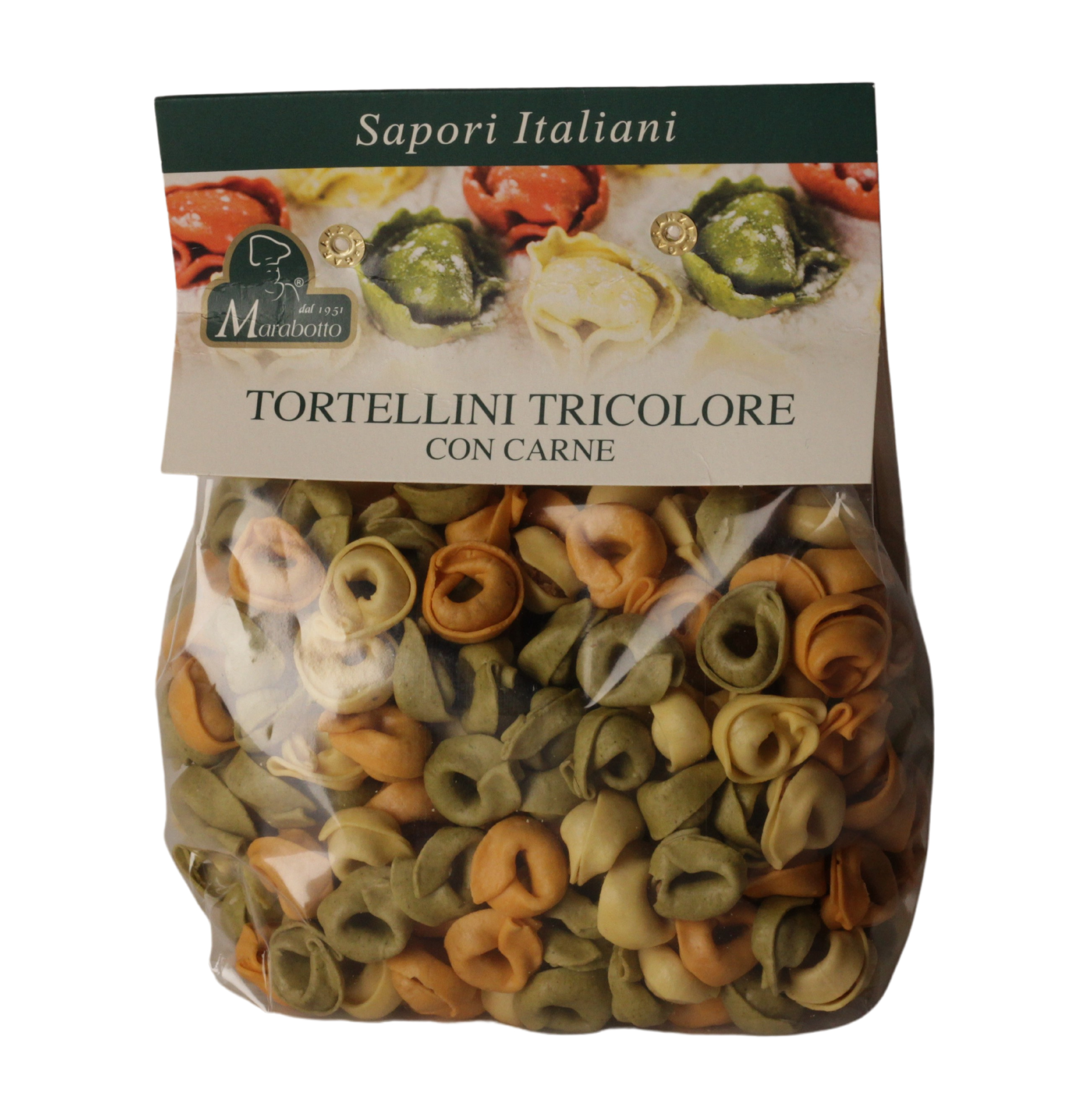 Marabotto Tortellini Tricolore con Carne 500 g (11,58 €/kg)