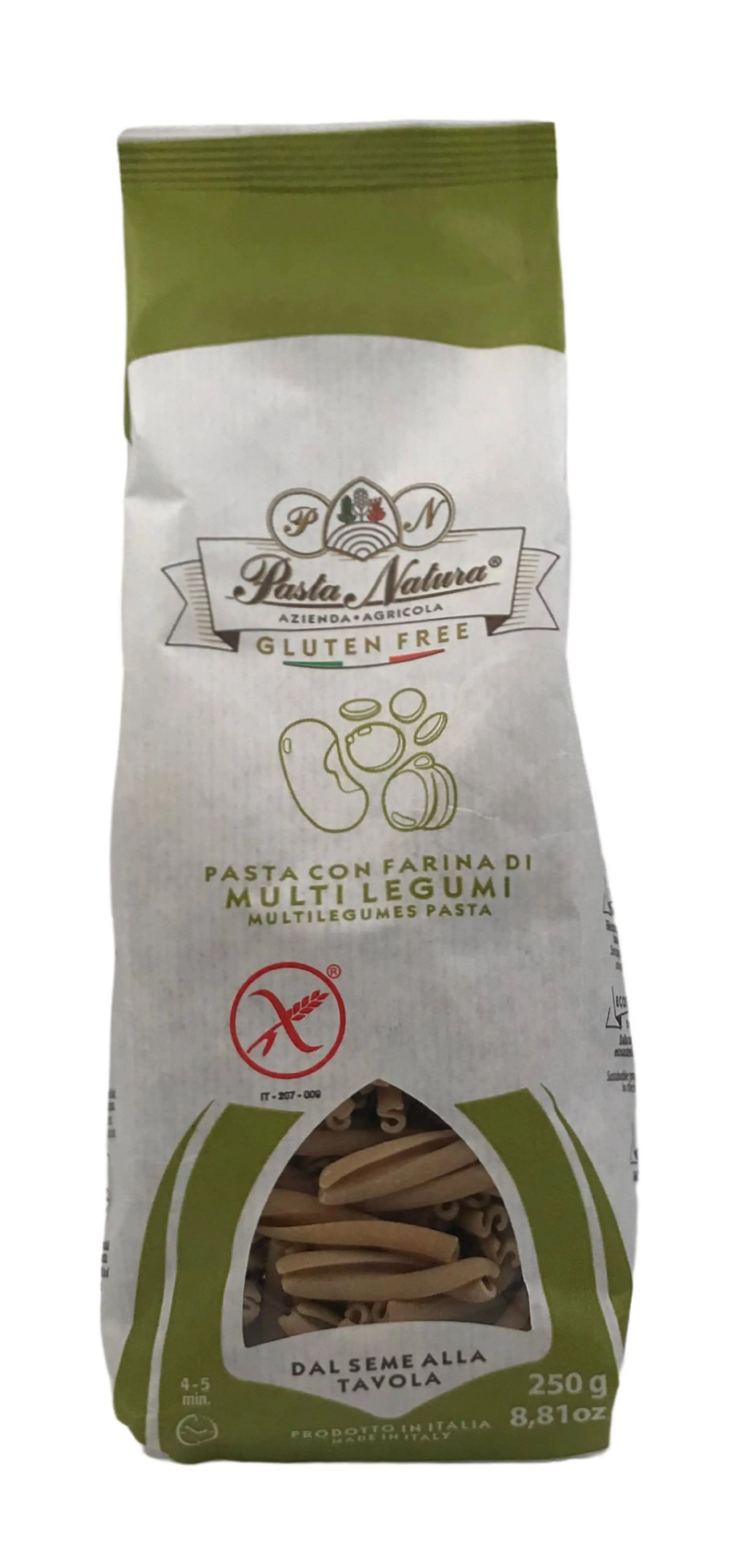 Pasta con Farina di Multi Legumi senza glutine Pasta con Farina di Multi Legumi senza glutine