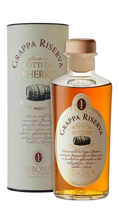 Antica Distilleria Sibona, Grappa Riserva Botti da Sherry, Grappa, 0,5 l