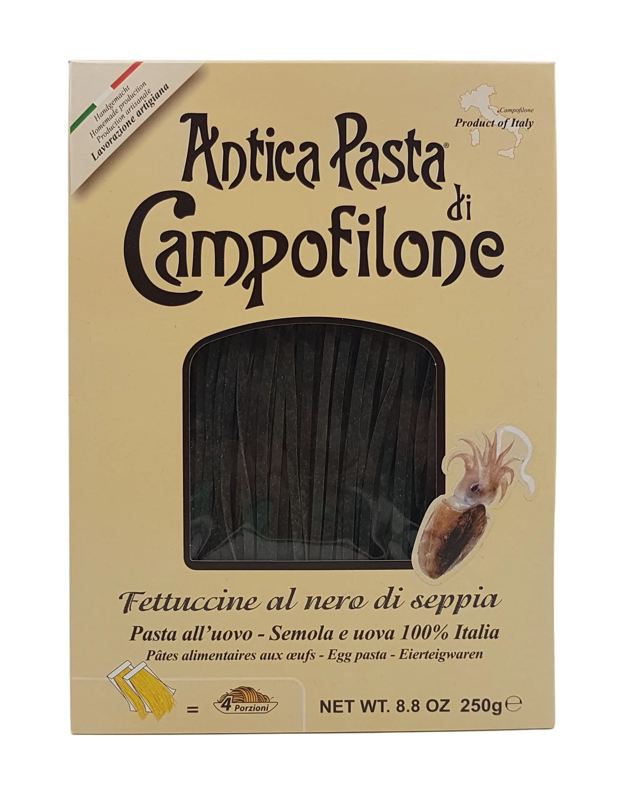Fettuccine al Nero di Seppia 250 g Fettuccine al Nero di Seppia 250 g