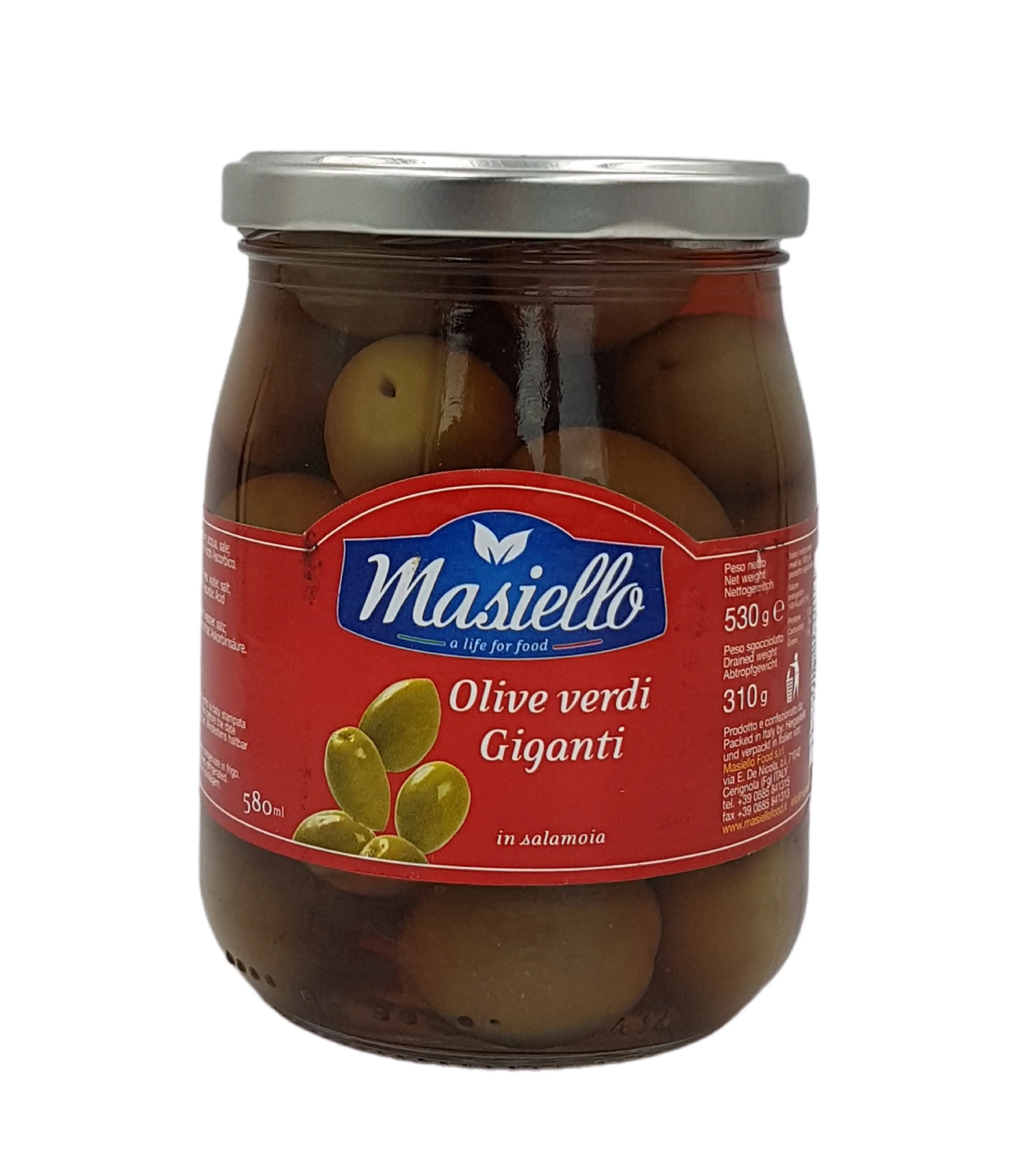 Olive verdi Giganti 530 g Olive verdi Giganti 530 g