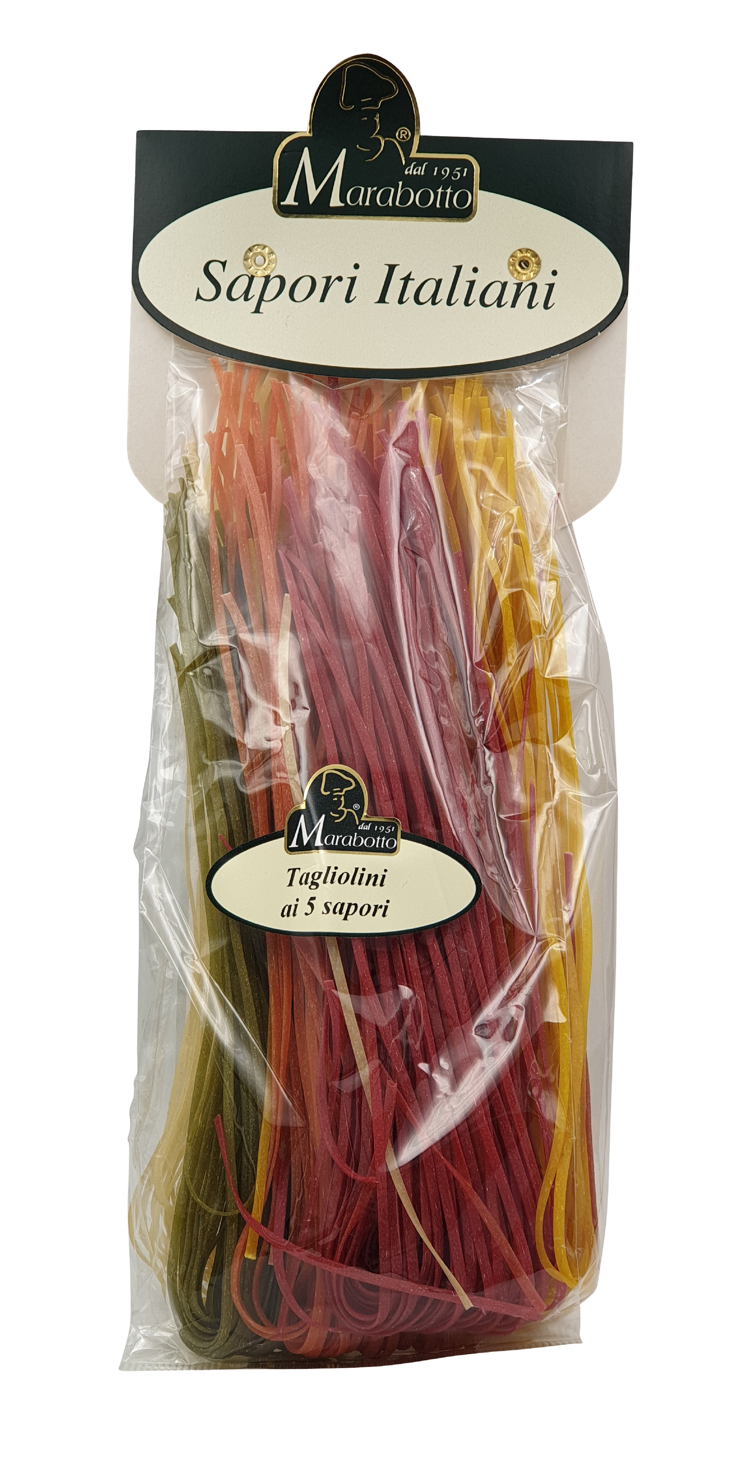 Marabotto, Tagliolini ai 5 sapori , Pasta, 0,25 kg