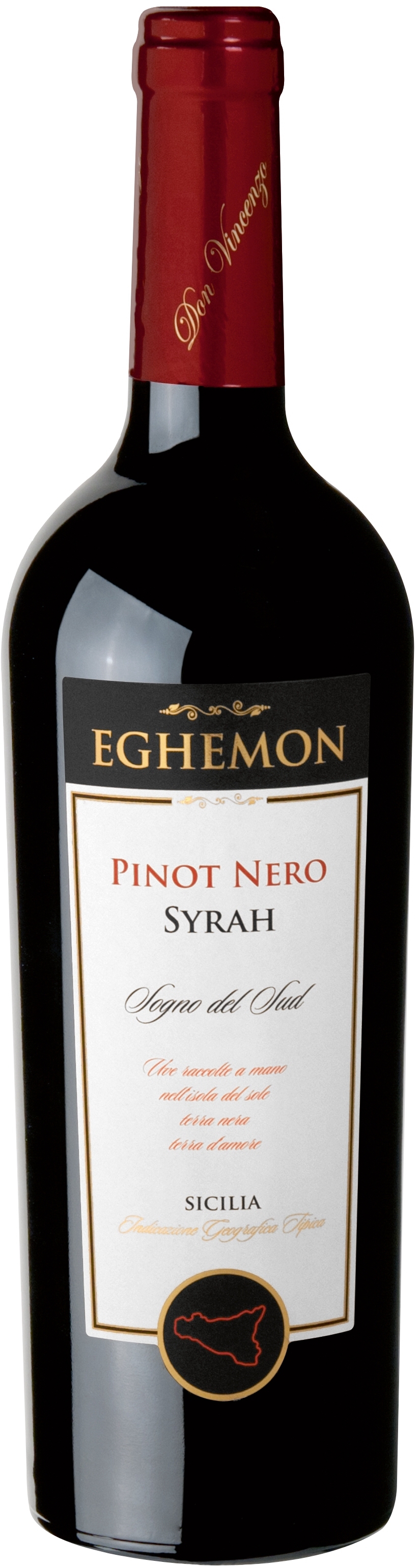 Don Vincenzo, Eghemon Pinot Nero Syrah, Rotwein, 0,75 l