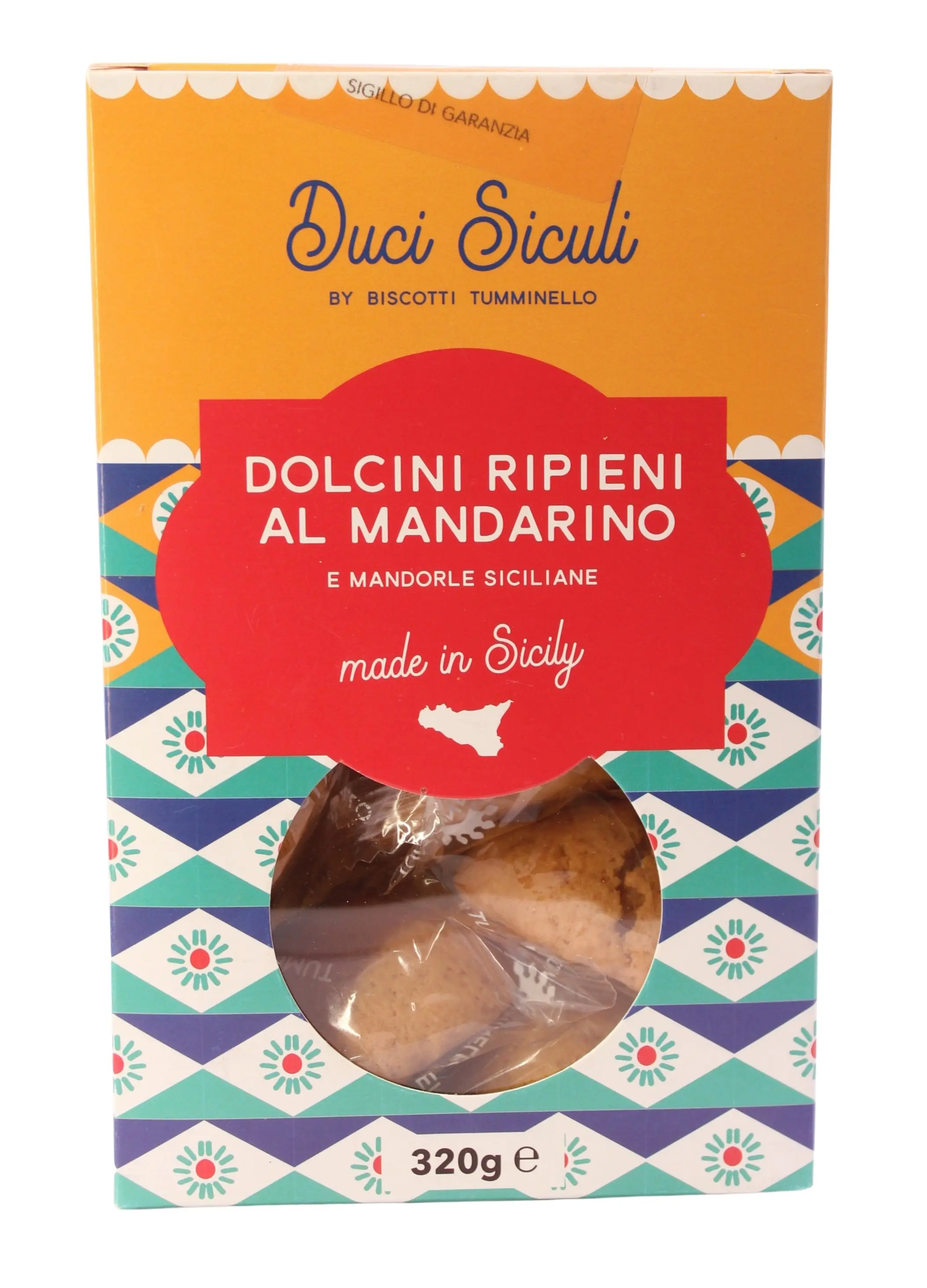 Dolcini Ripieni al Mandarino e Mandorle 320 g Dolcini Ripieni al Mandarino e Mandorle 320 g