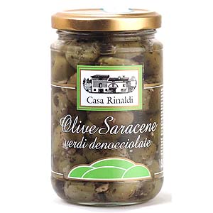 Casa Rinaldi, Olive Saracene Verdi Denocciolate, Antipasti, 0,27 kg