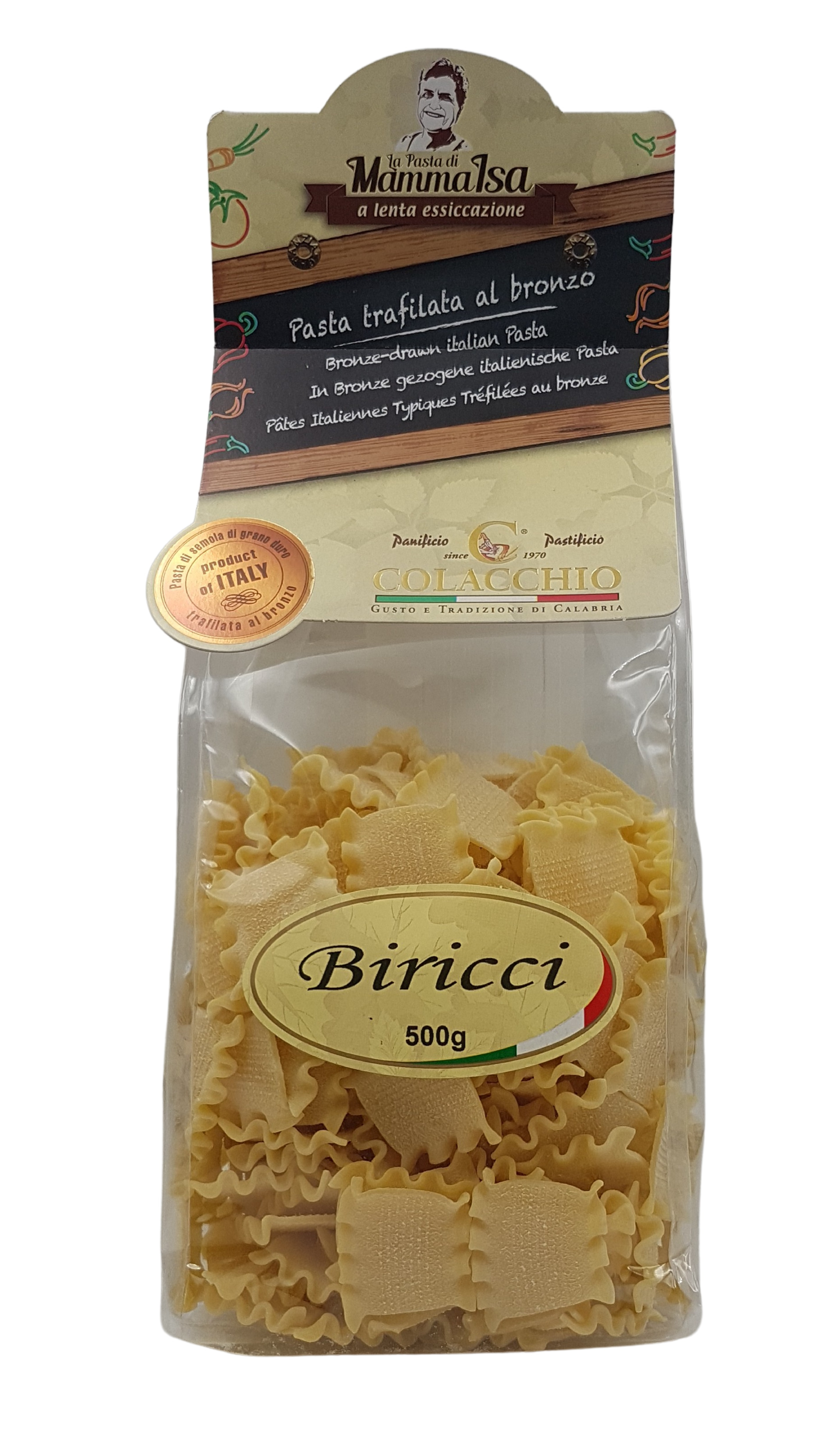 La Pasta di Mamma Isa, Pasta Biricci, Pasta, 0,5 kg