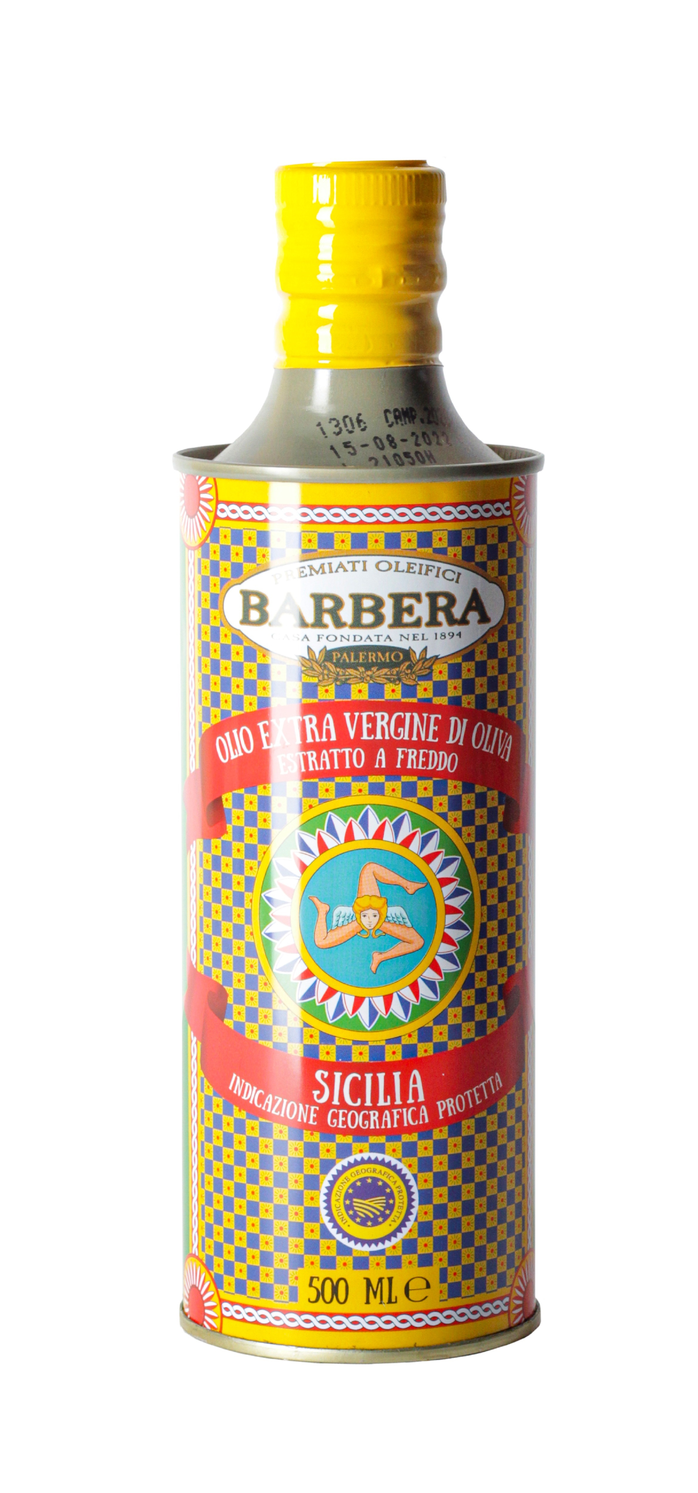 Premiati Oleifici Barbera Olio Extra Vergine di Oliva Sicilia IGP 500 ml (27,98 €/l)