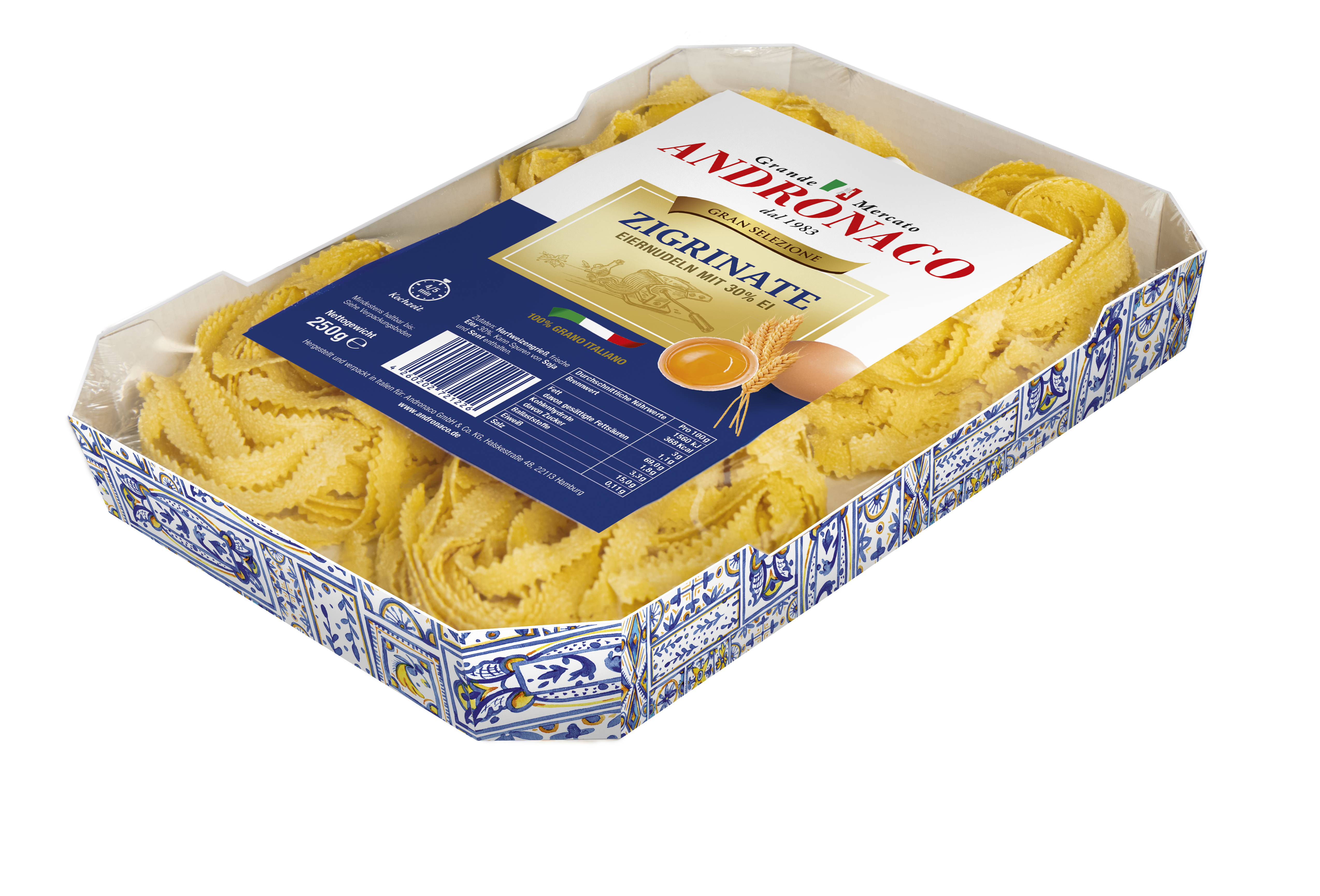 Zigrinate all´uovo 250g
