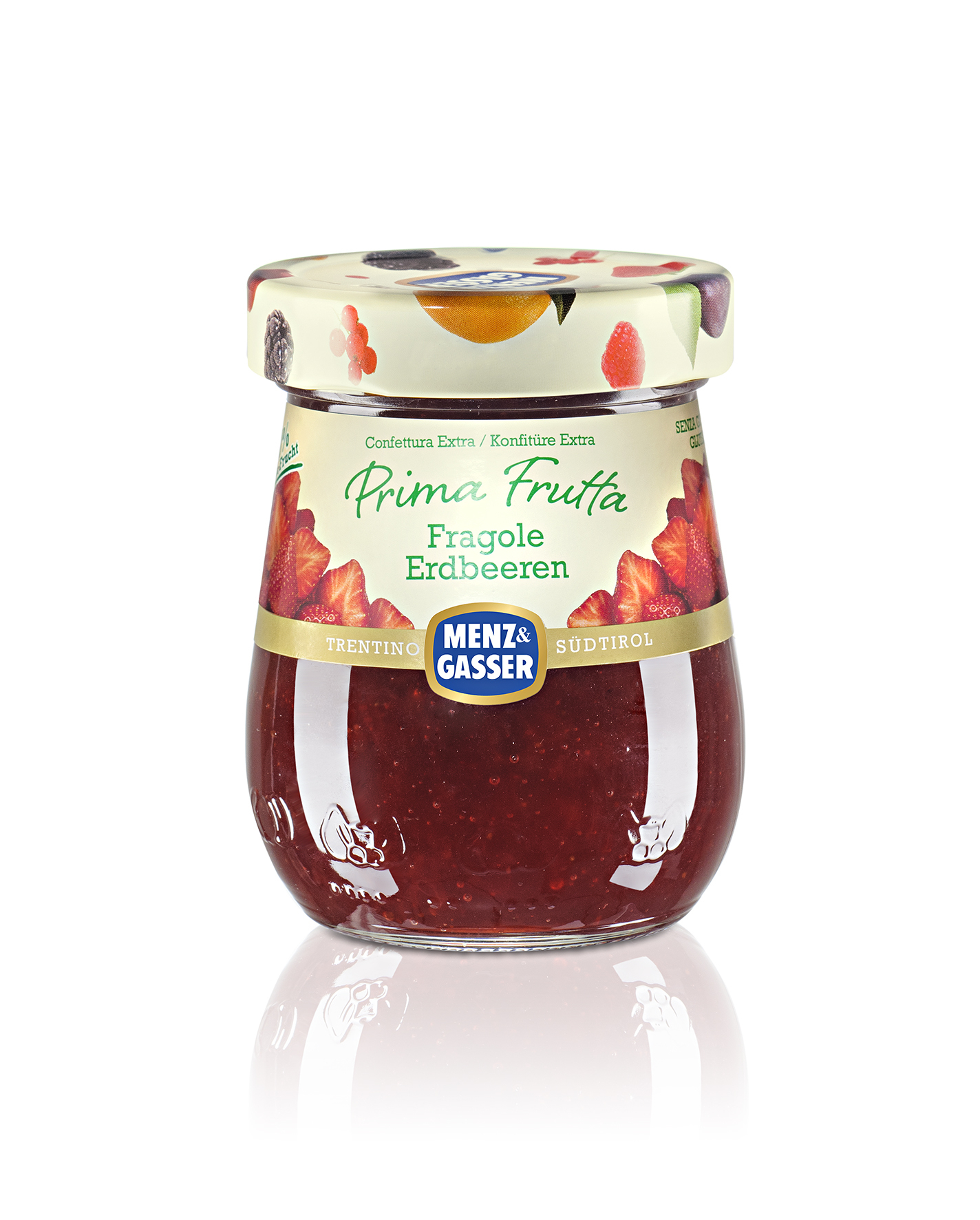 (9,09 €/kg) Menz & Gasser Confettura Prima Frutta Fragole 340 g