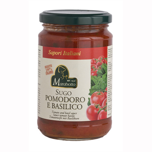 Marabotto, Sugo al Pomodoro e Basilico 300g, Saucen & Pesto, 0,3 kg