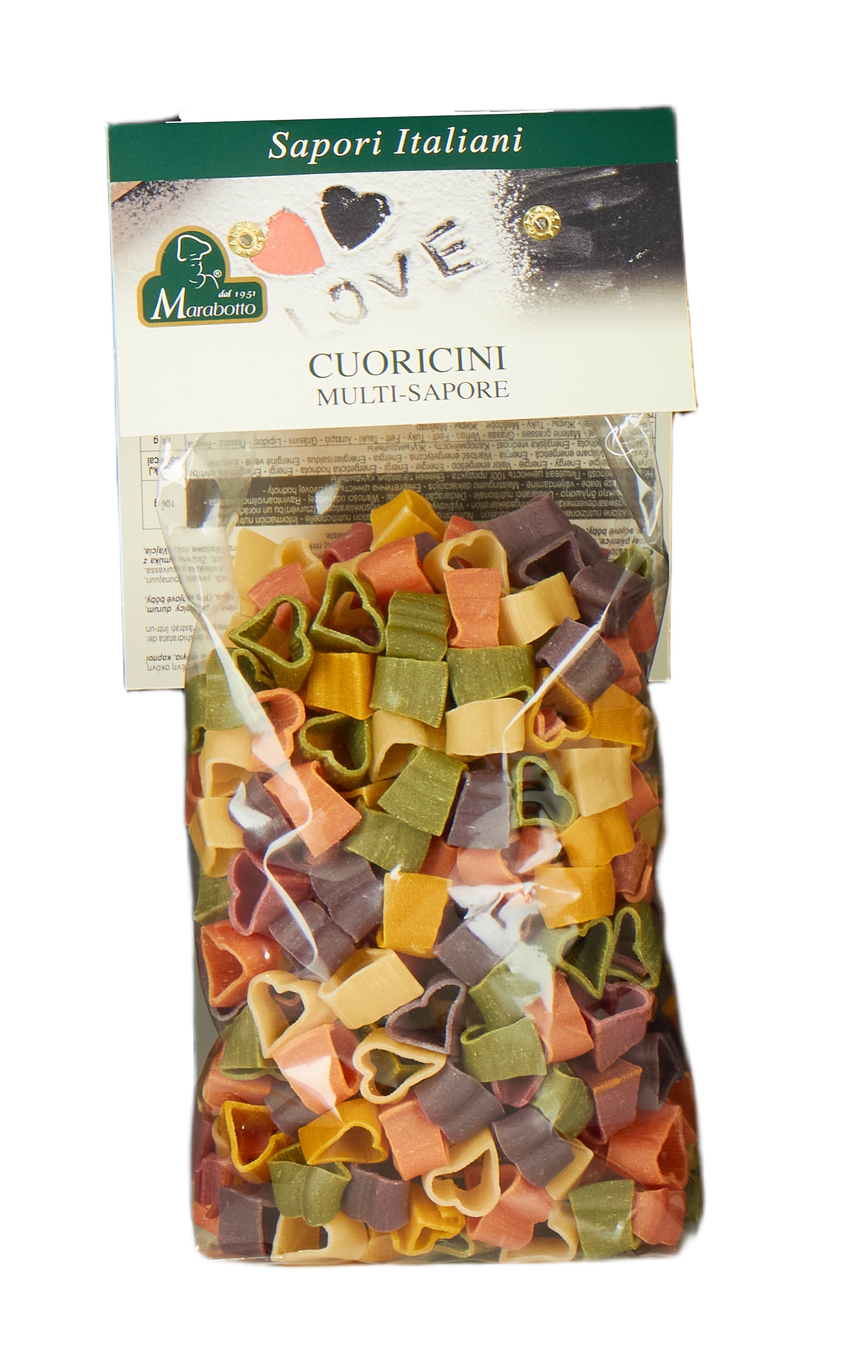 Marabotto Cuoricini Multi-Sapore 500 g (9,58 €/kg)