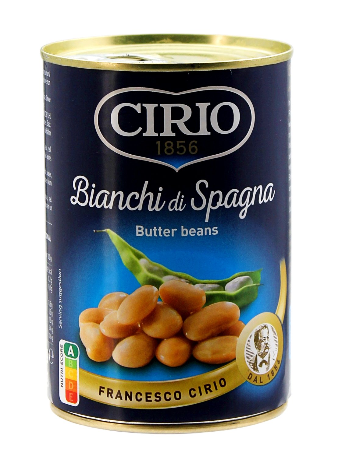 Cirio 1856, Fagioli Bianchi di Spagna 400 g, Hülsenfrüchte, Nüsse & Trockenfrüchte, 0,24 kg